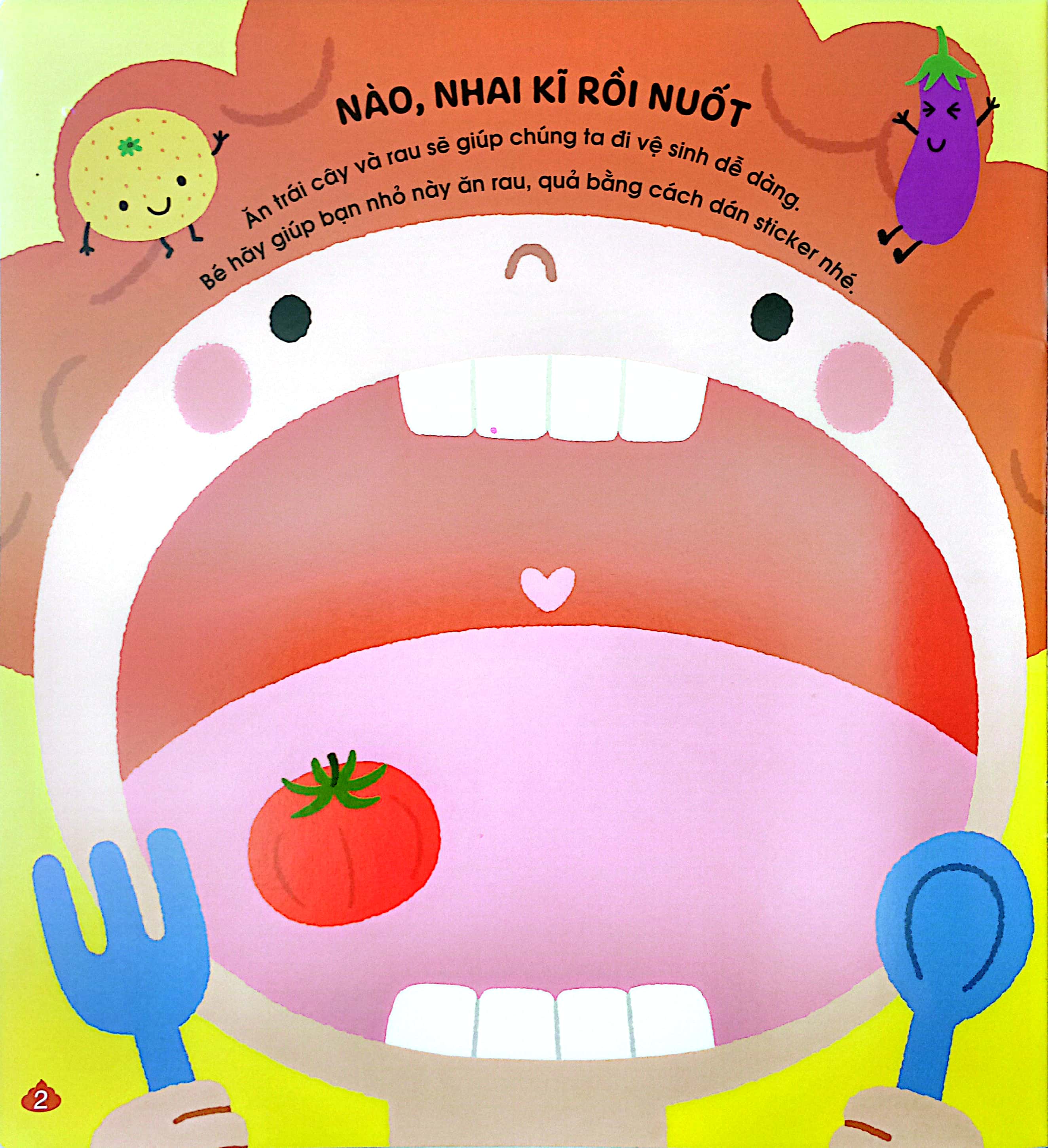 phát triển trí não cho trẻ qua tô - dán và nối hình - bài tiết