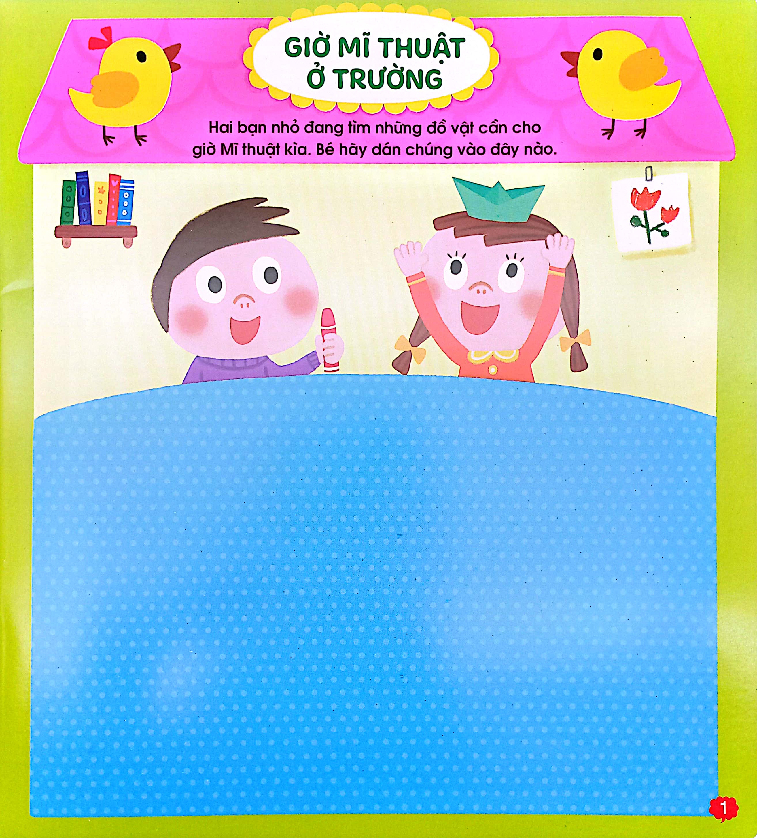 phát triển trí não cho trẻ qua tô - dán và nối hình - địa điểm