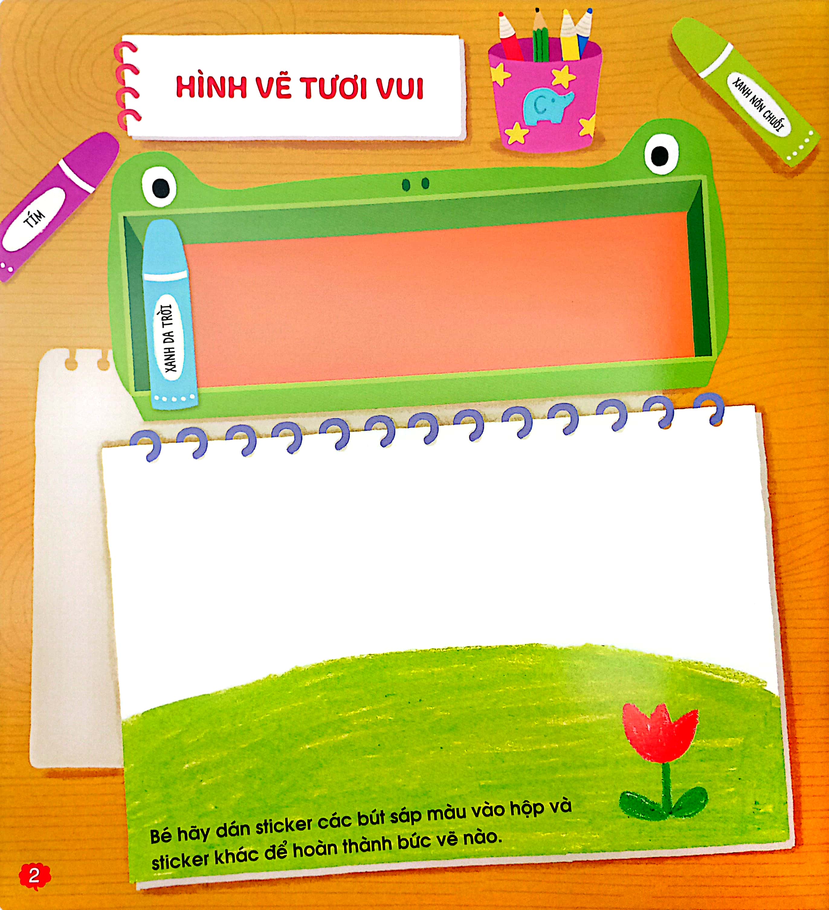 phát triển trí não cho trẻ qua tô - dán và nối hình - địa điểm