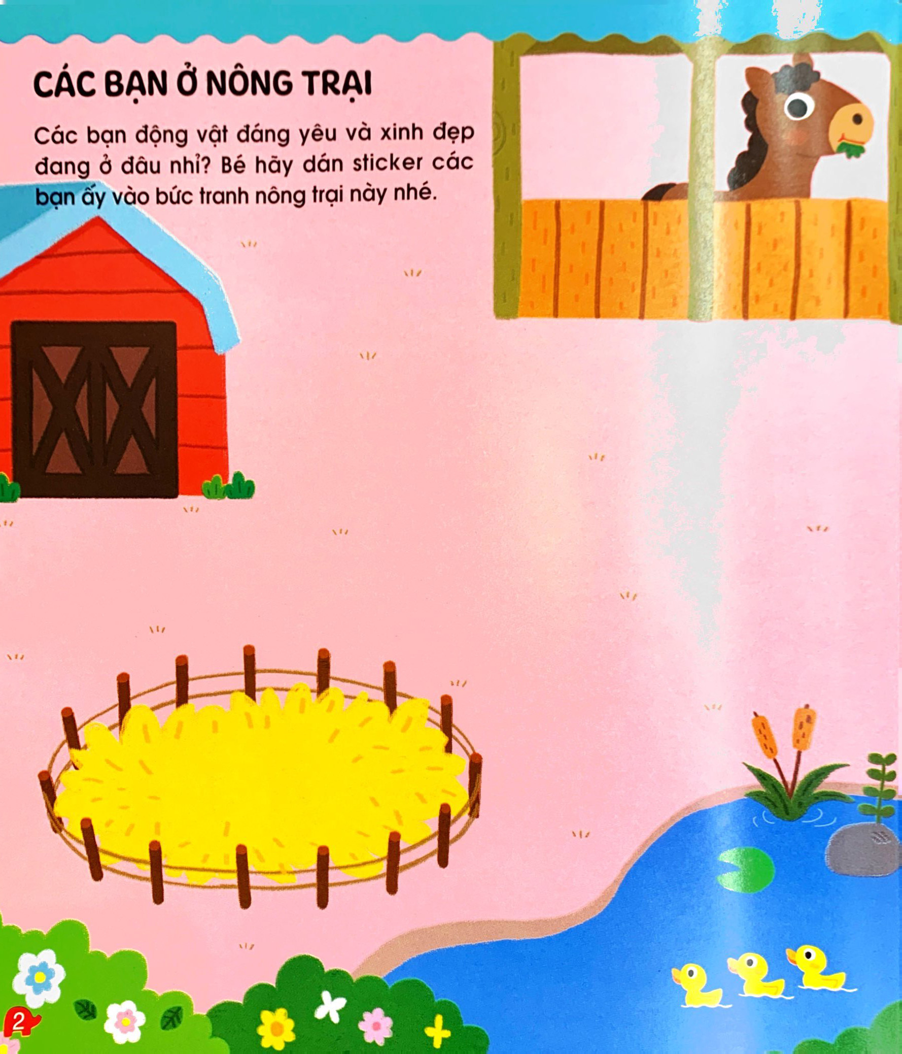 phát triển trí não cho trẻ qua tô-dán và nối hình - động vật