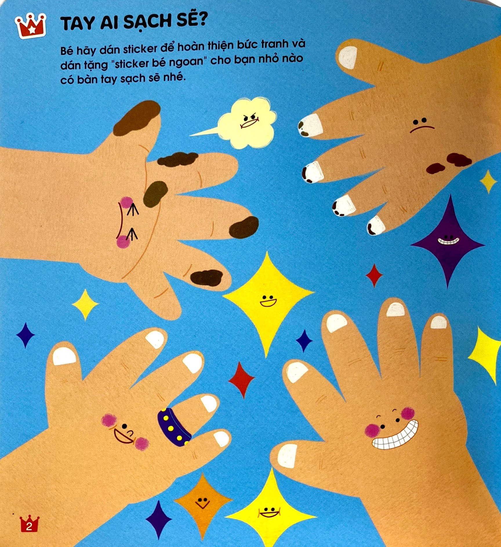 phát triển trí não cho trẻ qua tô-dán và nối hình - khen ngợi