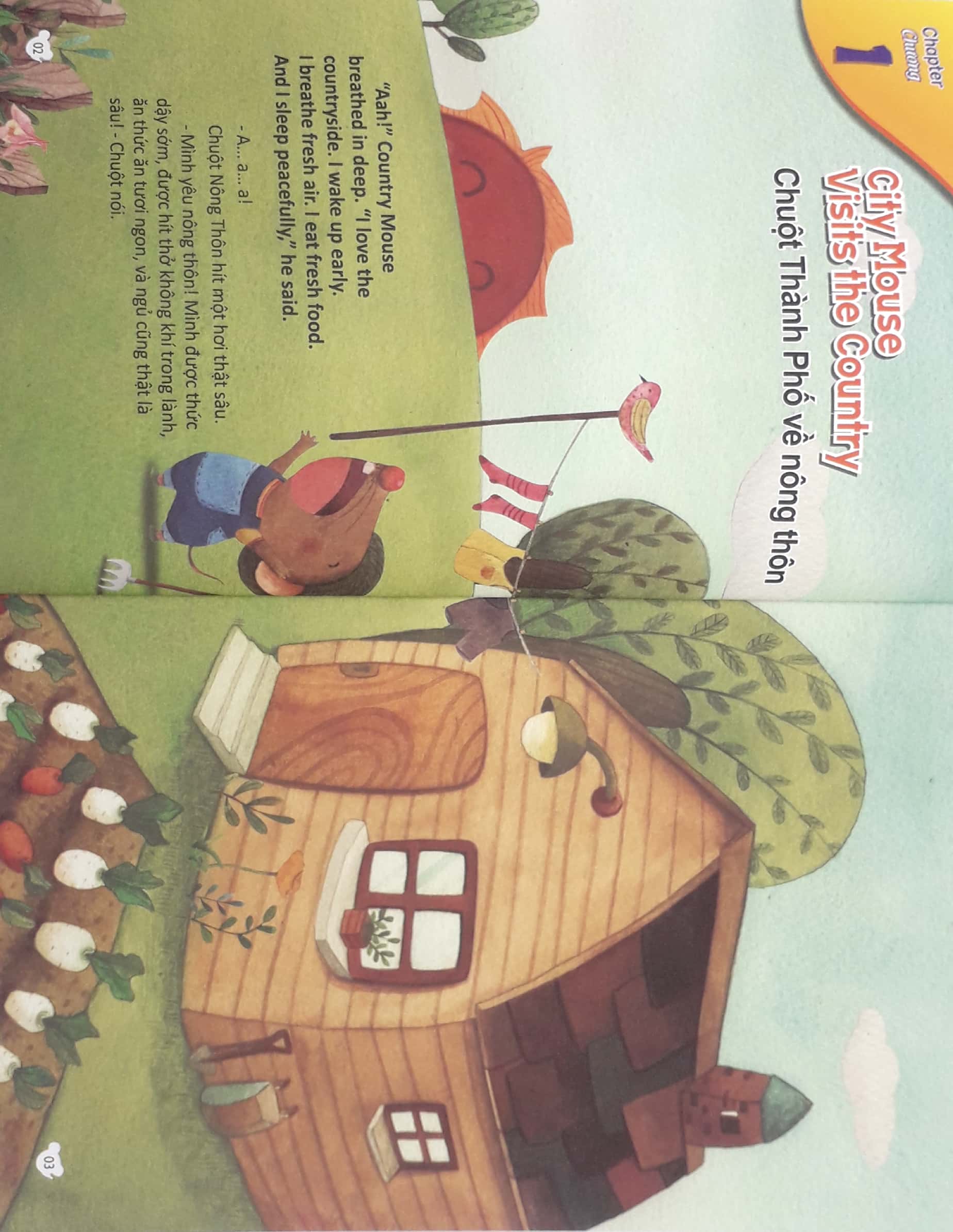 phát triển trí thông minh ngôn ngữ - chuột nông thôn, chuột thành phố (tái bản 2019)