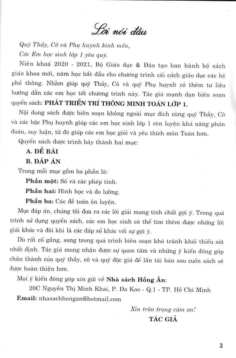 phát triển trí thông minh toán 1