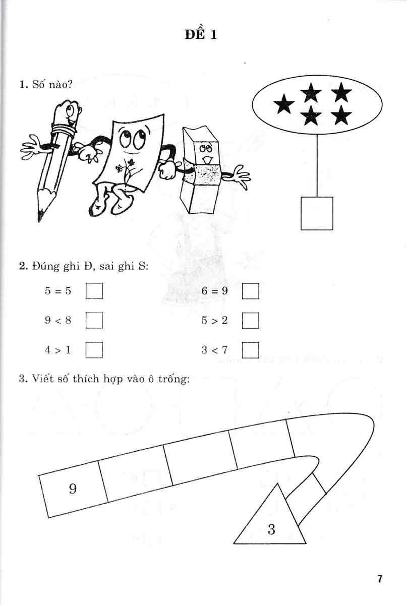 phát triển trí thông minh toán 1