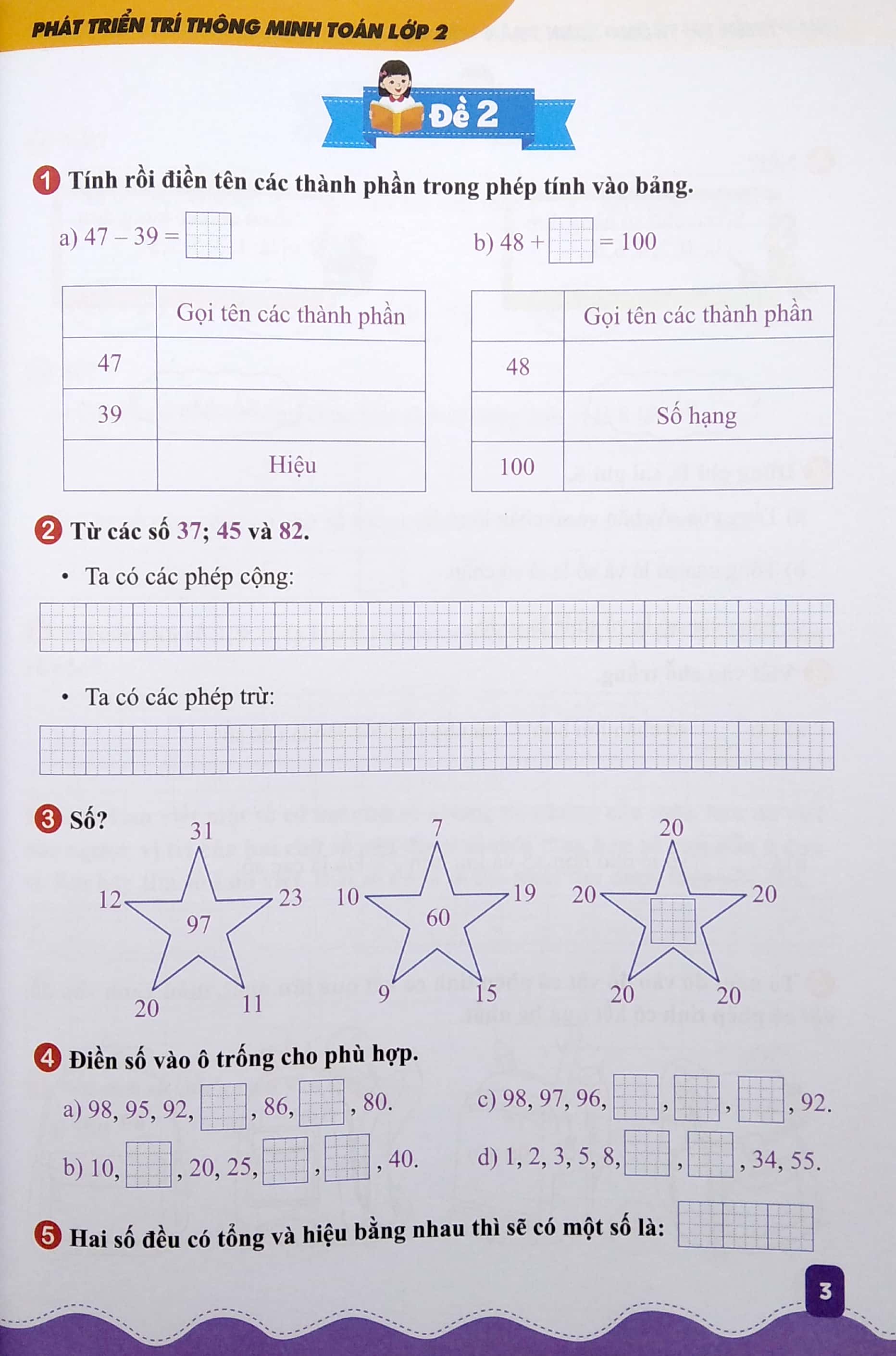 phát triển trí thông minh toán lớp 2 (biên soạn theo chương trình giáo dục phổ thông mới) (tái bản 2023)