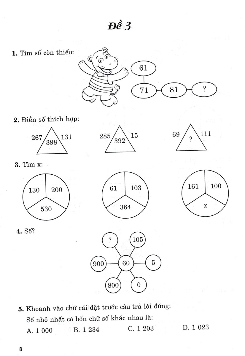 Phát Triển Trí Thông Minh Toán Lớp 4