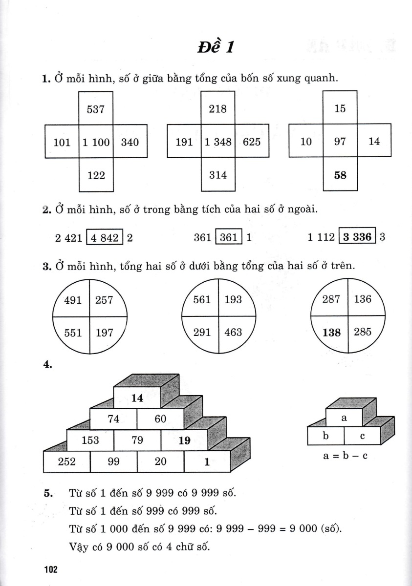 Phát Triển Trí Thông Minh Toán Lớp 4