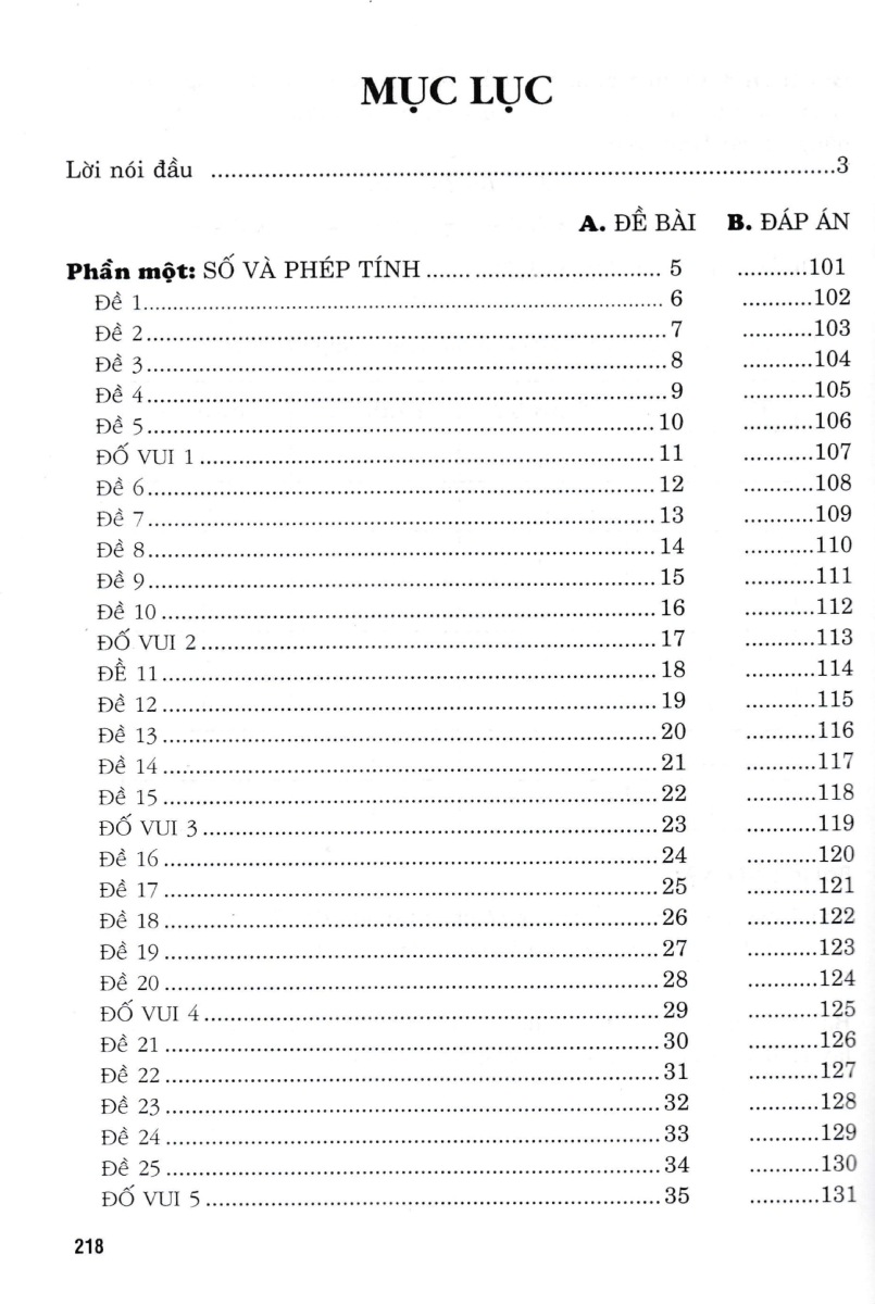 Phát Triển Trí Thông Minh Toán Lớp 4
