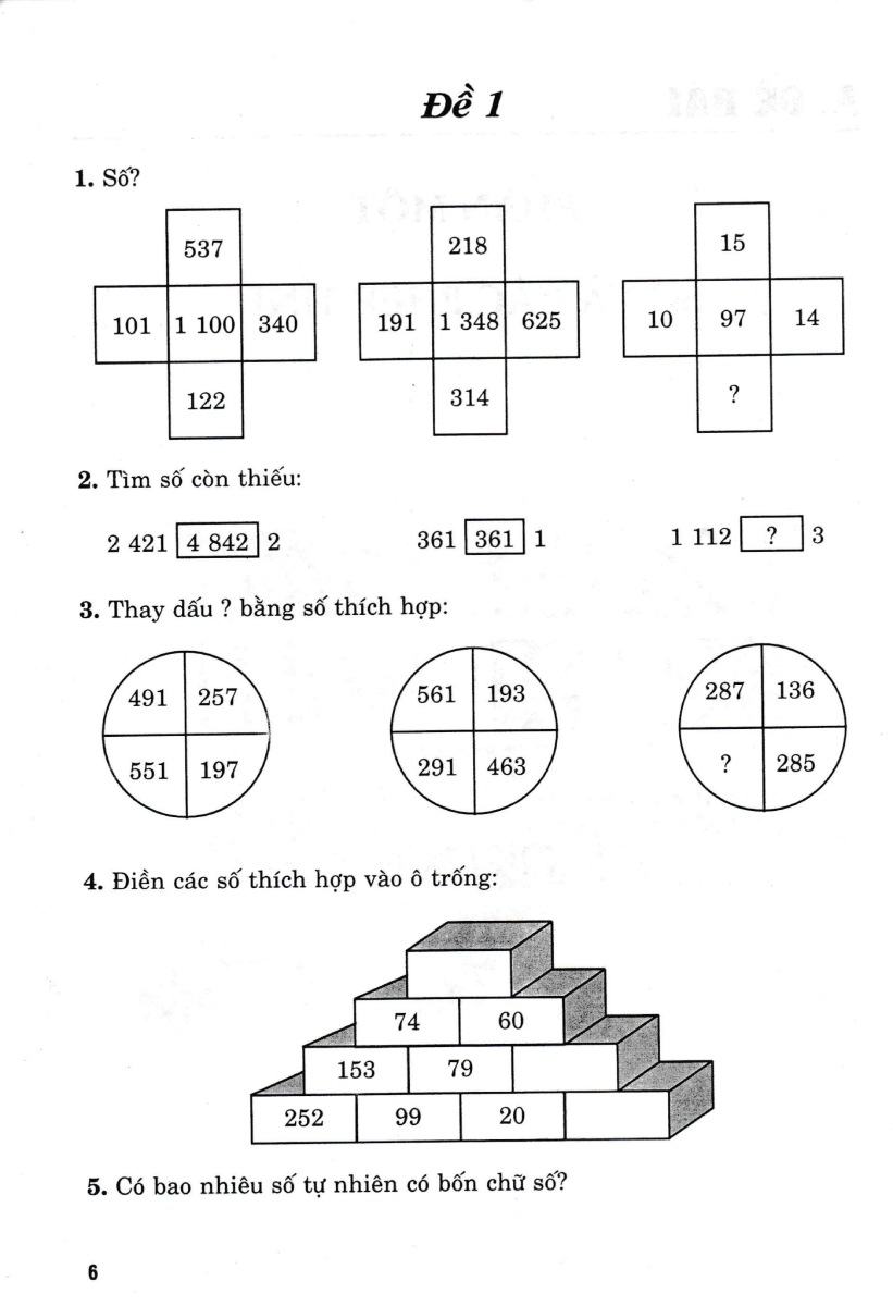 Phát Triển Trí Thông Minh Toán Lớp 4