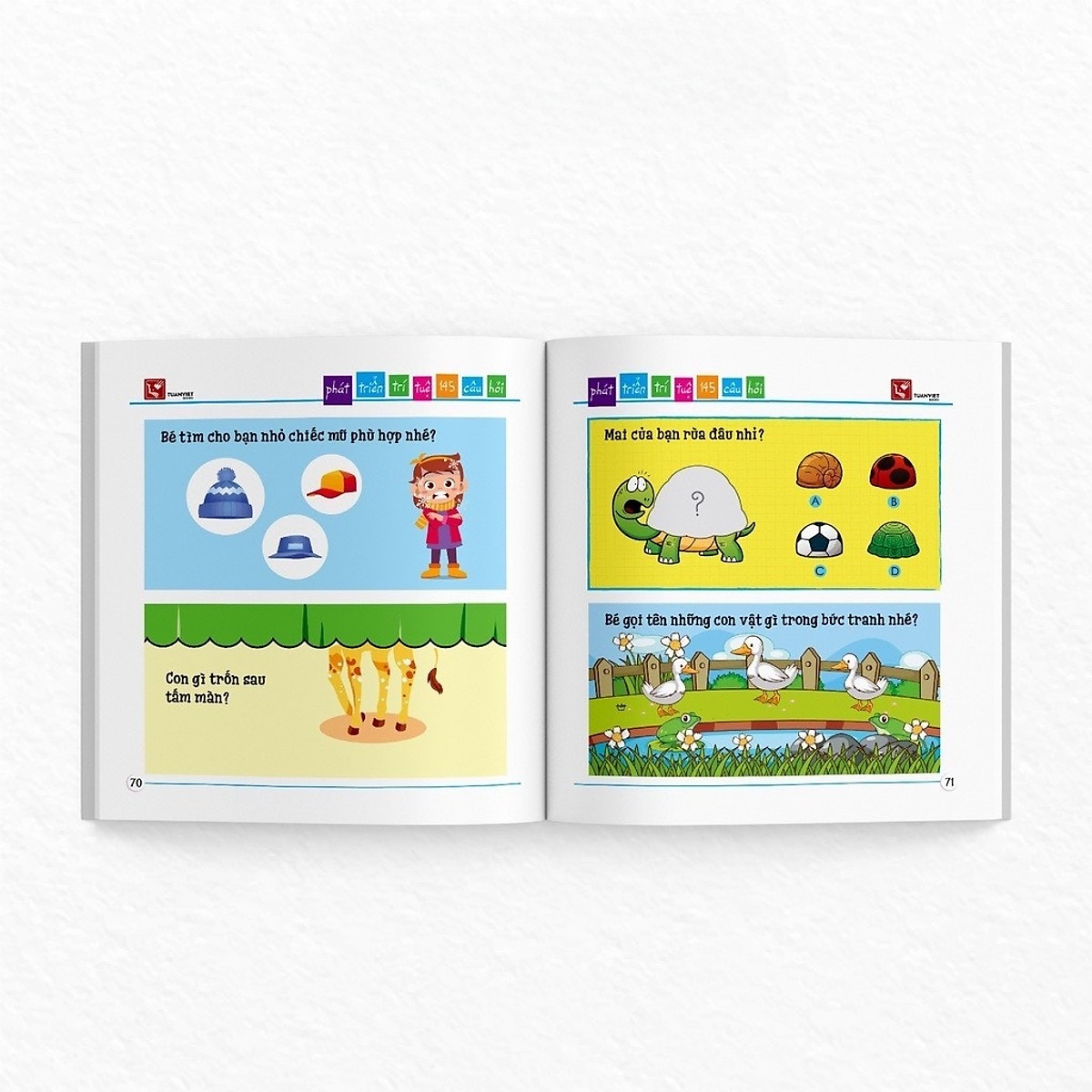 phát triển trí tuệ - 145 câu hỏi - dành cho bé 2-4 tuổi