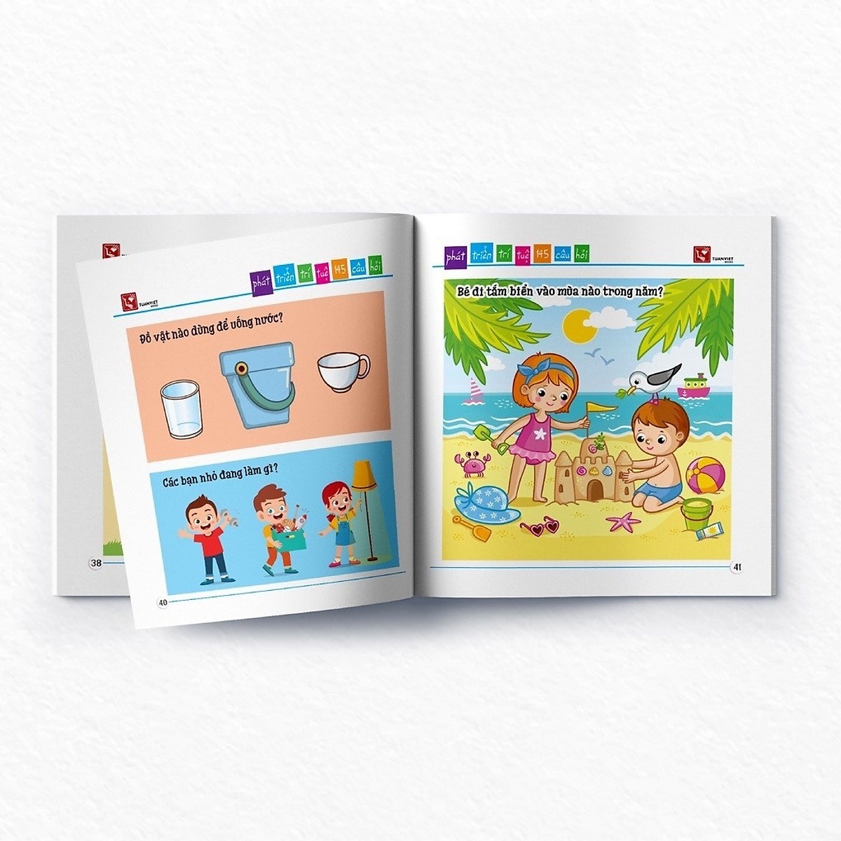 phát triển trí tuệ - 145 câu hỏi - dành cho bé 2-4 tuổi