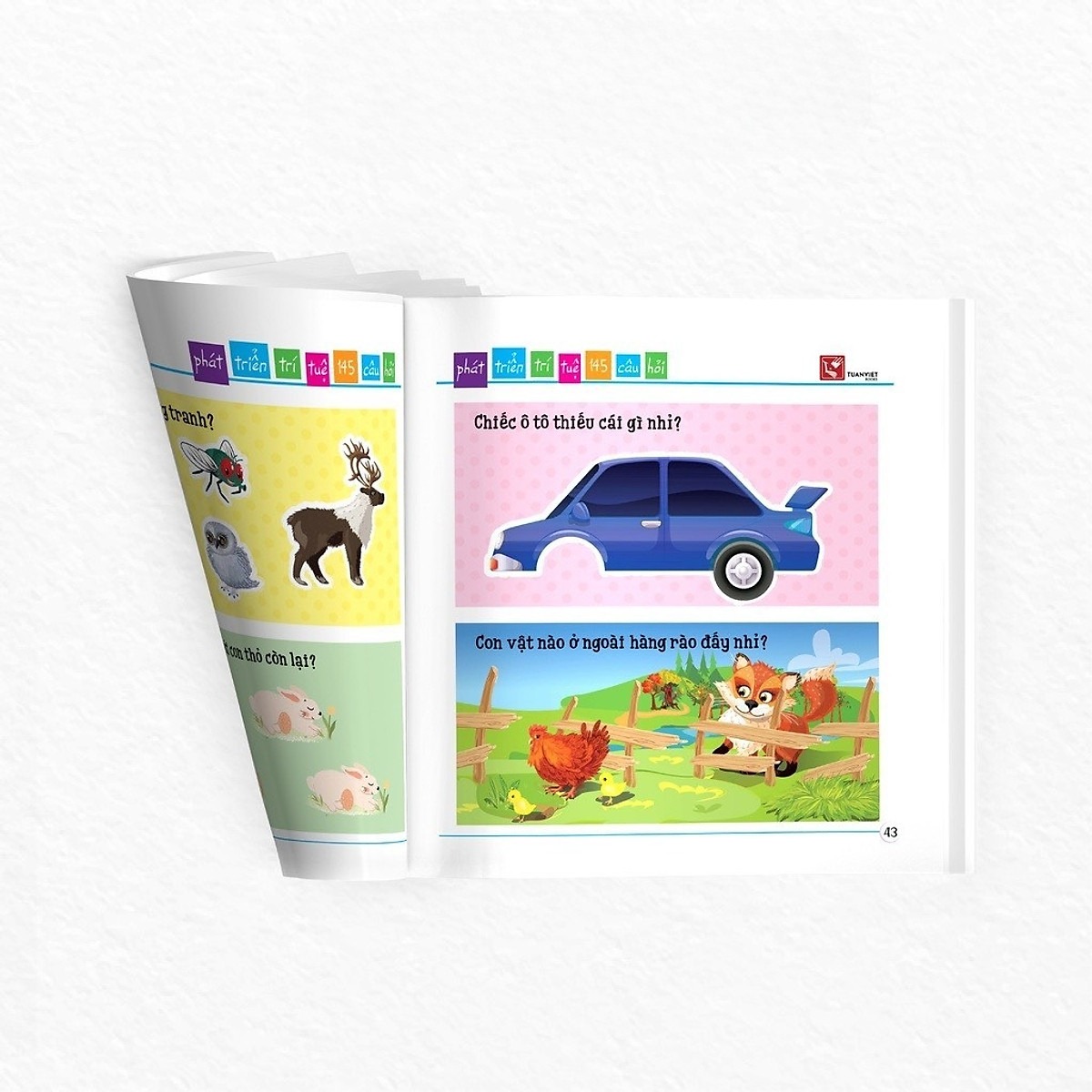 phát triển trí tuệ - 145 câu hỏi - dành cho bé 2-4 tuổi