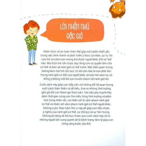 phát triển trí tuệ cảm xúc - chúng mình tôn trọng cơ thể và cảm xúc của nhau