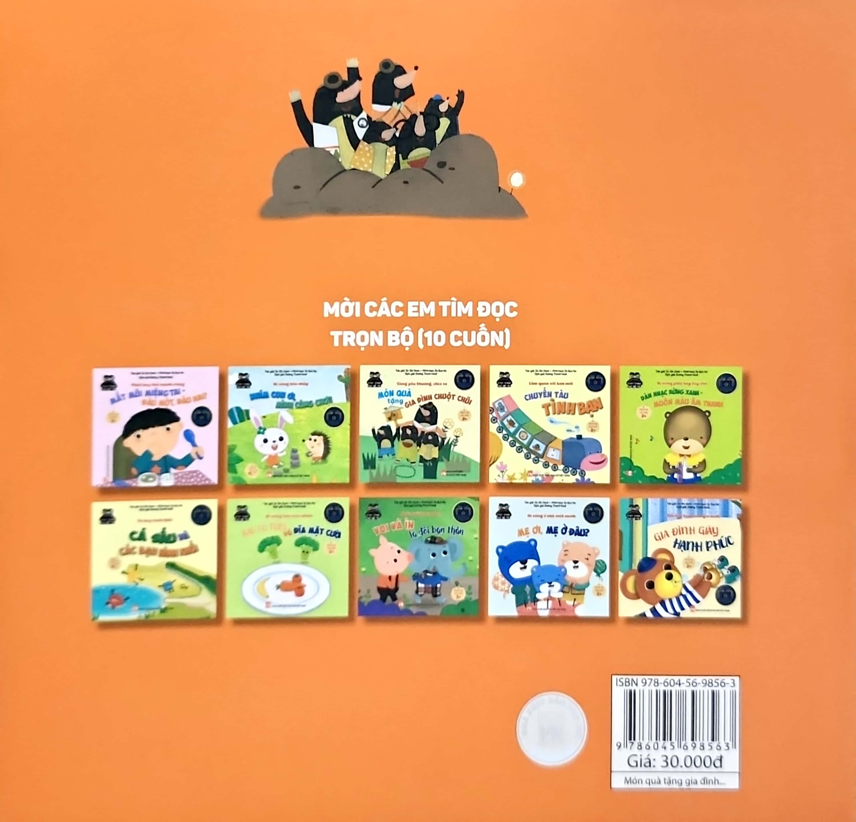 Phát Triển Tư Duy - Kĩ Năng Cho Bé: Cùng Yêu Thương Chia Sẻ - Món Quà Tặng Gia Đình Chuột Chũi