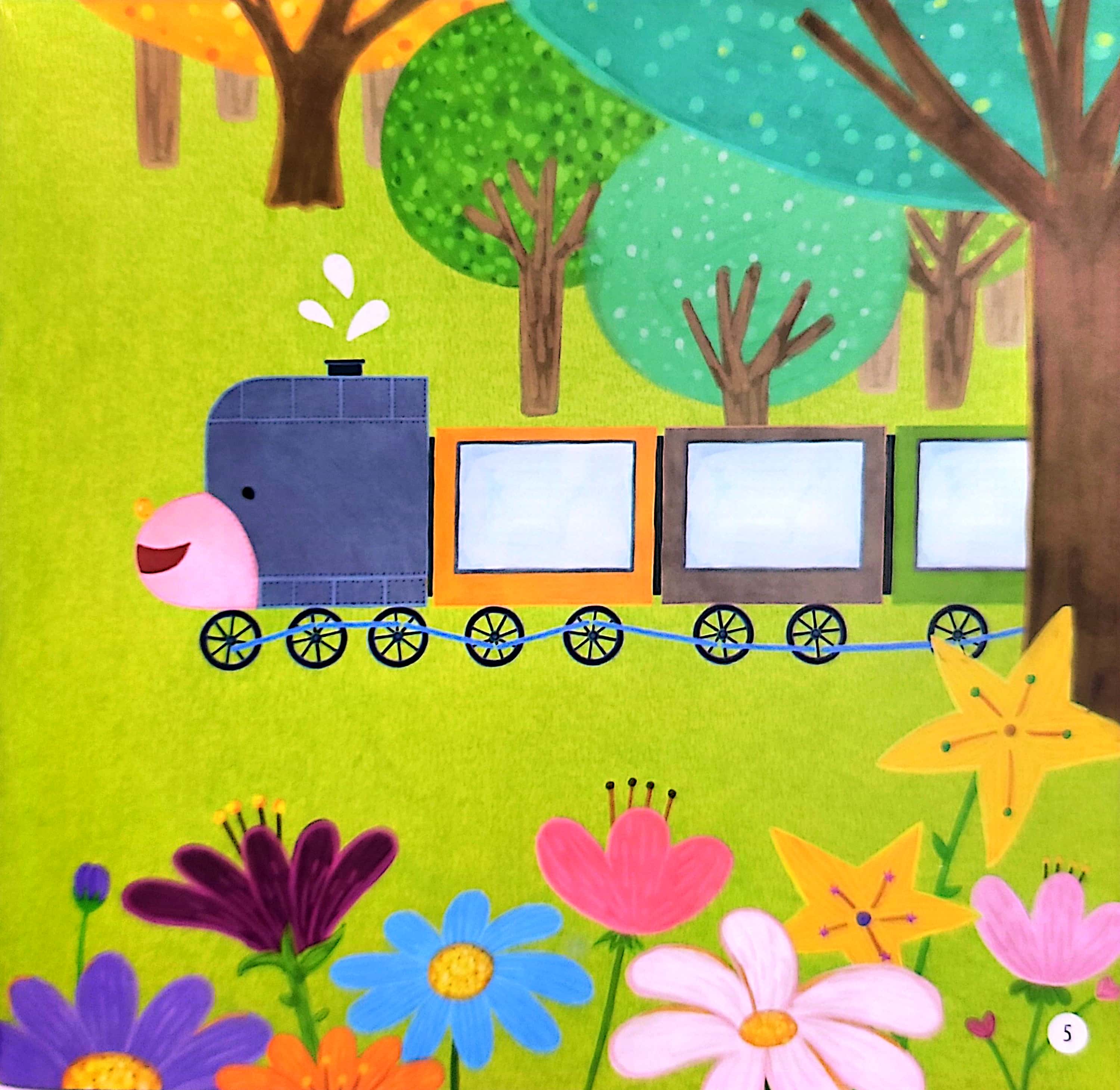 phát triển tư duy - kĩ năng cho bé: làm quen với bạn mới - chuyến tàu tình bạn