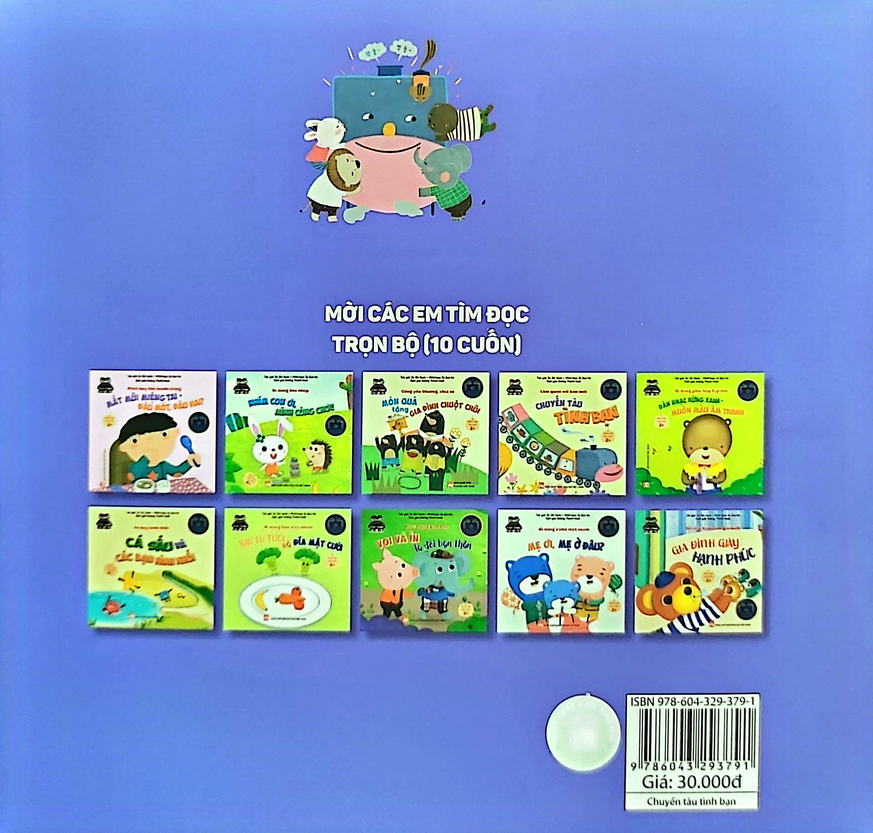 phát triển tư duy - kĩ năng cho bé: làm quen với bạn mới - chuyến tàu tình bạn