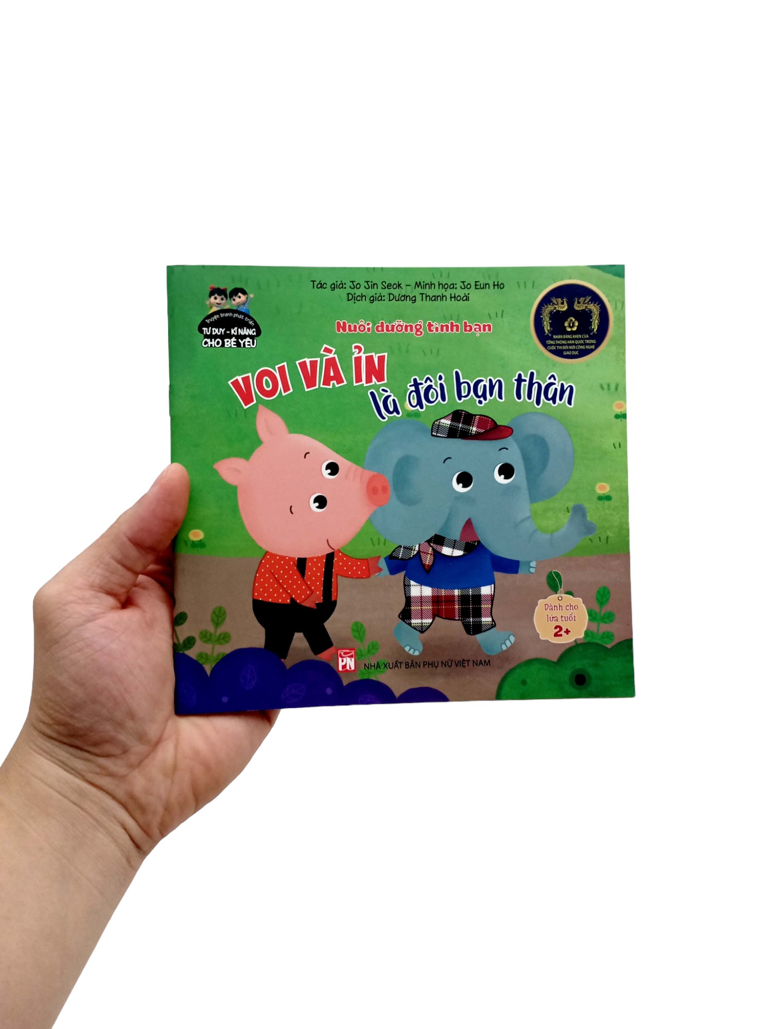 phát triển tư duy - kĩ năng cho bé: nuôi dưỡng tình bạn - voi và ỉn là đôi bạn thân