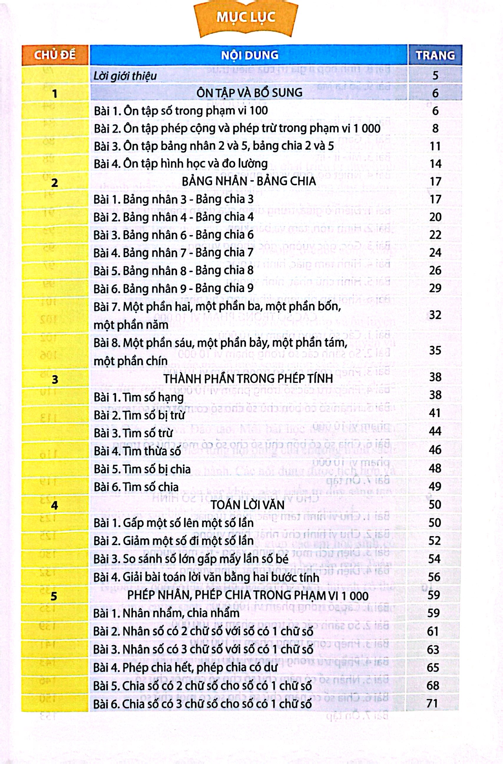 phát triển tư duy môn toán cho học sinh lớp 3