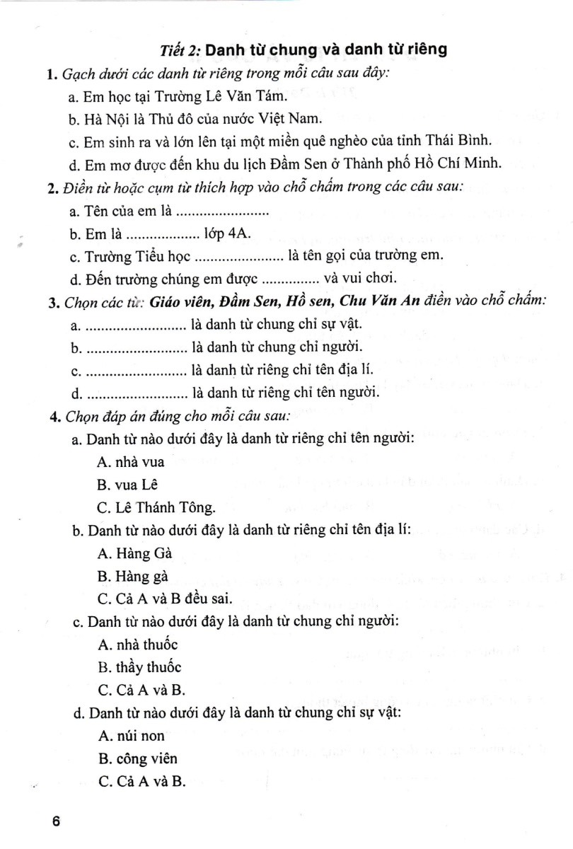phát triển và nâng cao tiếng việt 4 (dùng chung cho các bộ sgk hiện hành)