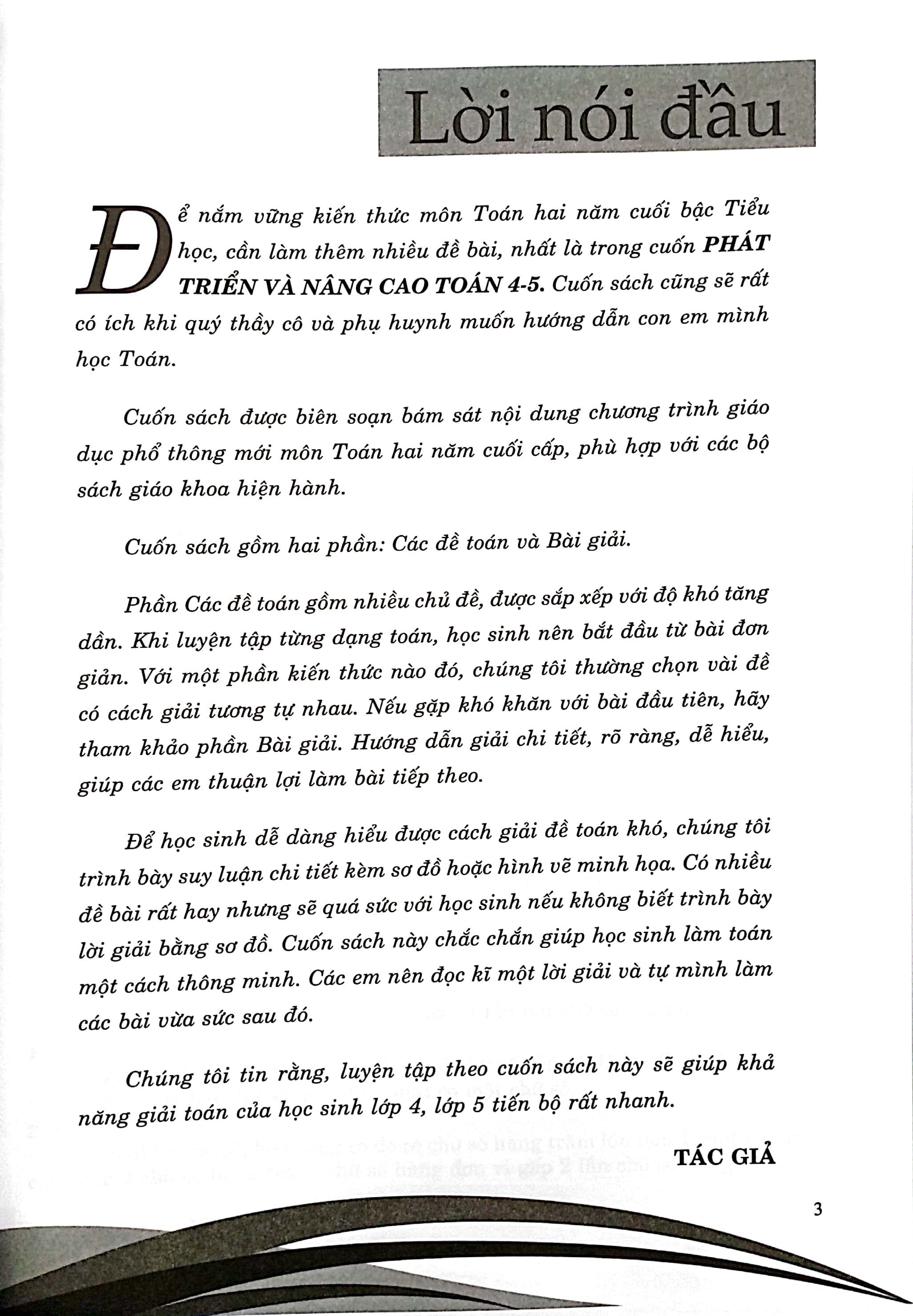 phát triển và nâng cao toán 4 - 5 (theo chương trình gdpt mới)