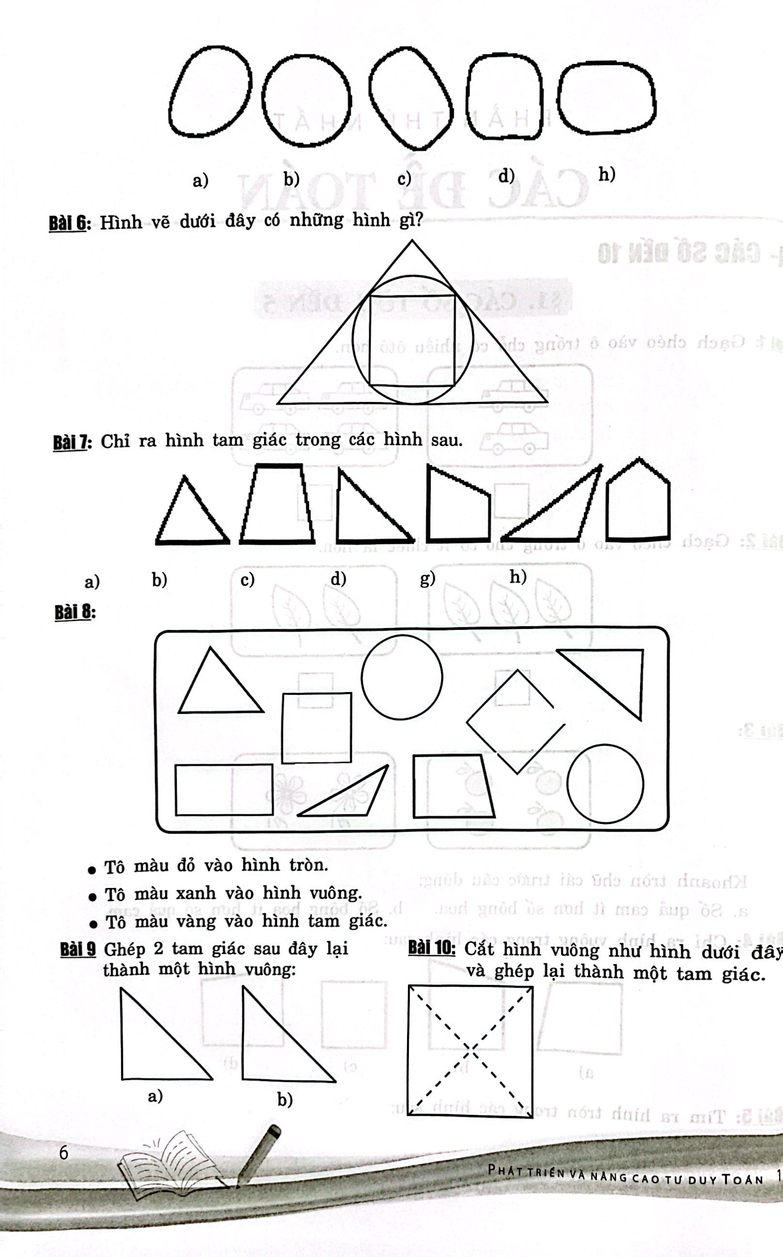 phát triển và nâng cao tư duy toán 1 (biên soạn theo chương trình giáo dục phổ thông mới)