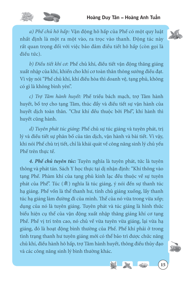 phế đại trường trong đông y