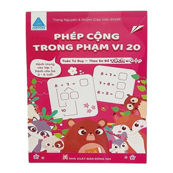 Phep Cong Trong Pham Vi 20 - Toan Tu Duy - Theo So Do Tach-Gop