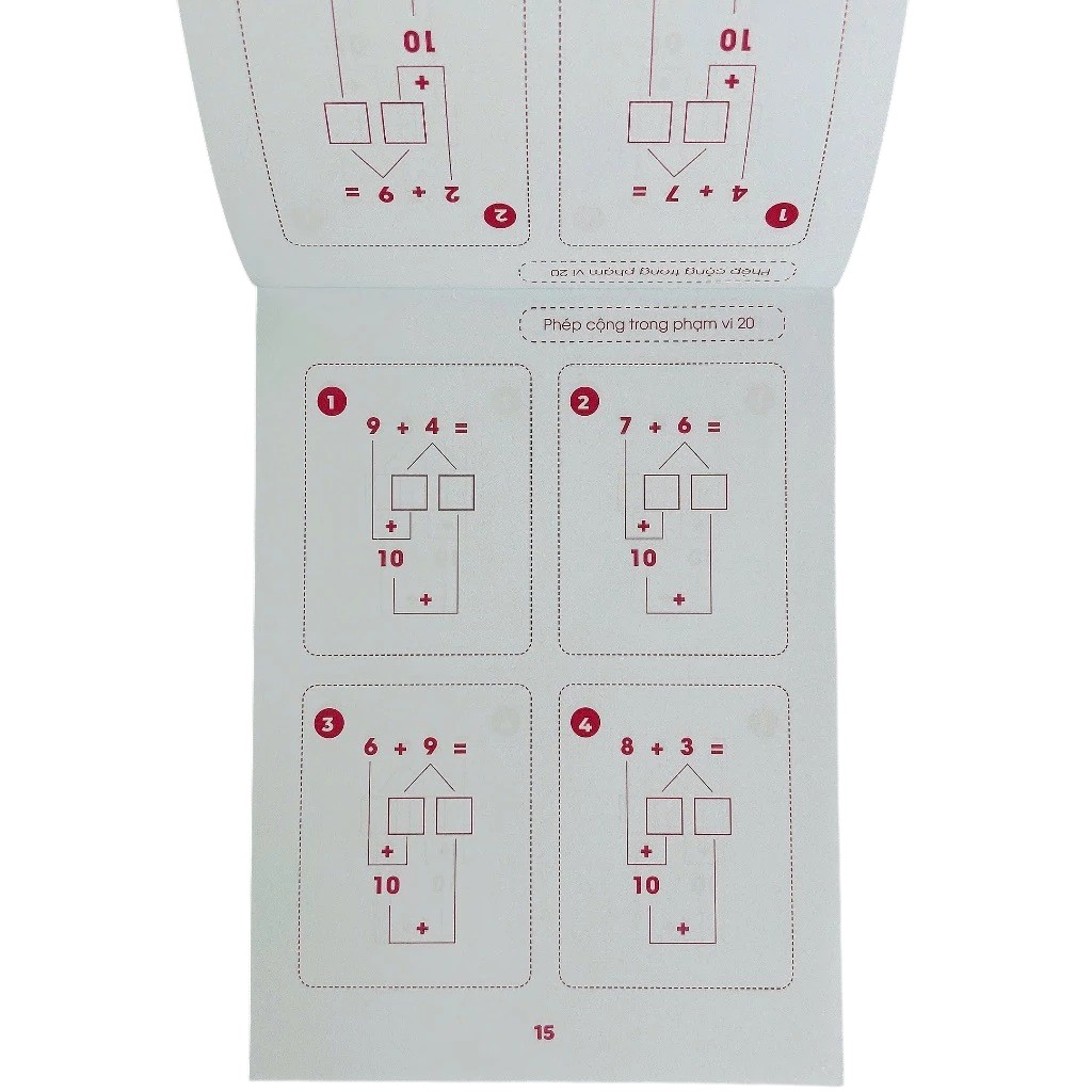 Phep Cong Trong Pham Vi 20 - Toan Tu Duy - Theo So Do Tach-Gop