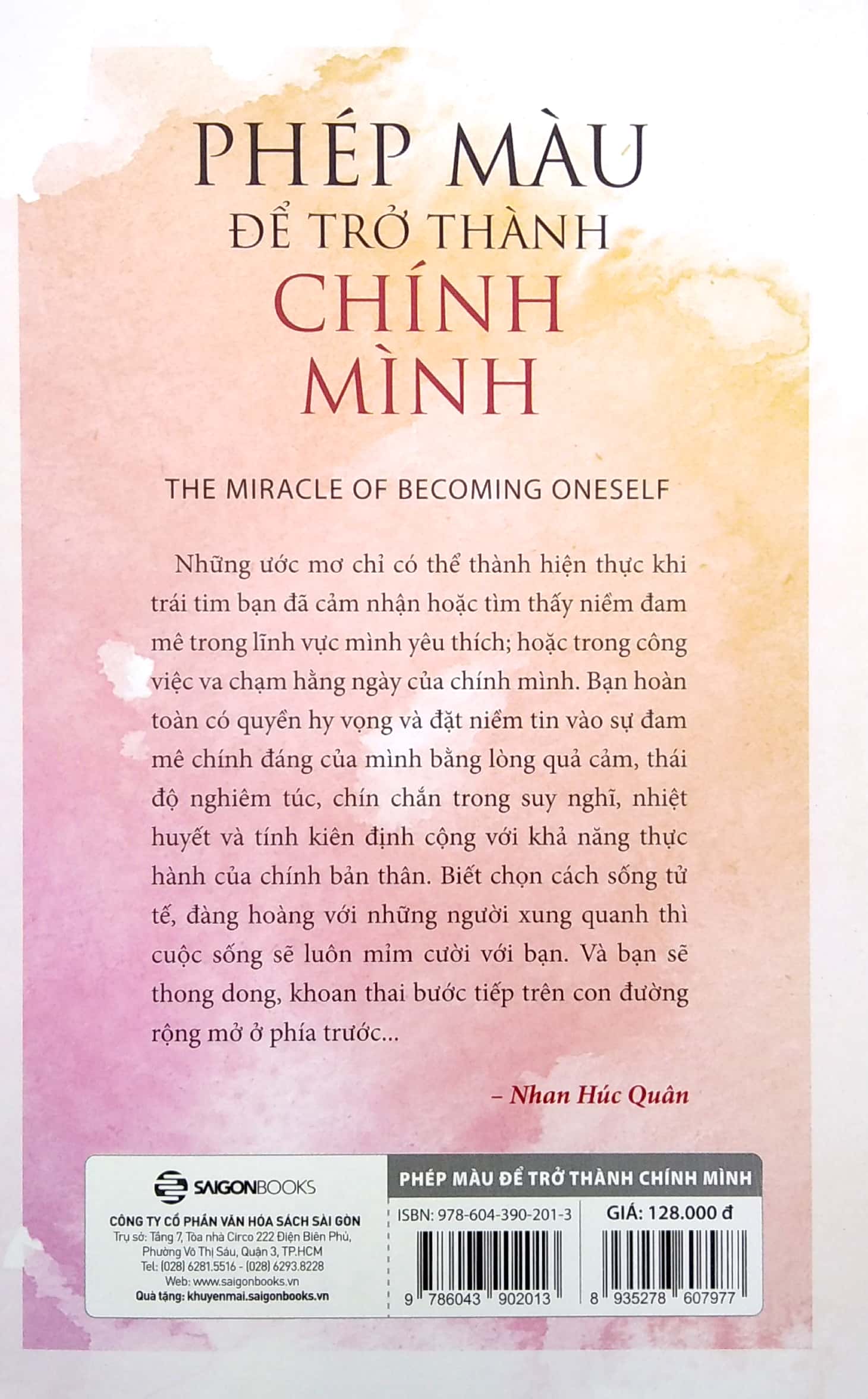 phép màu để trở thành chính mình (tái bản)