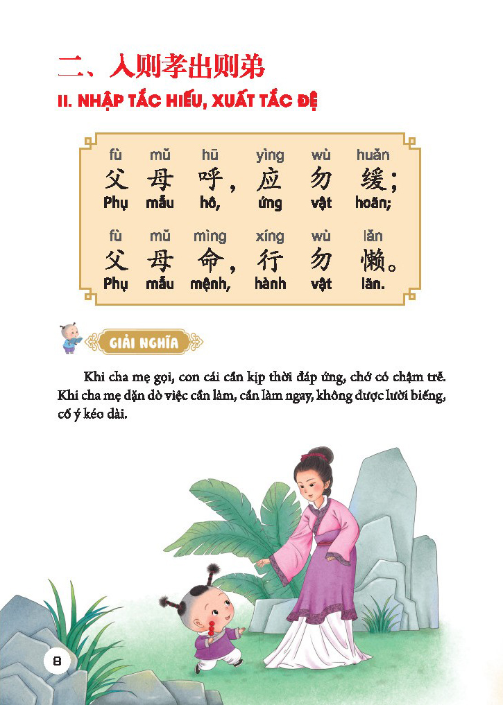 phép tắc người con - đệ tử quy