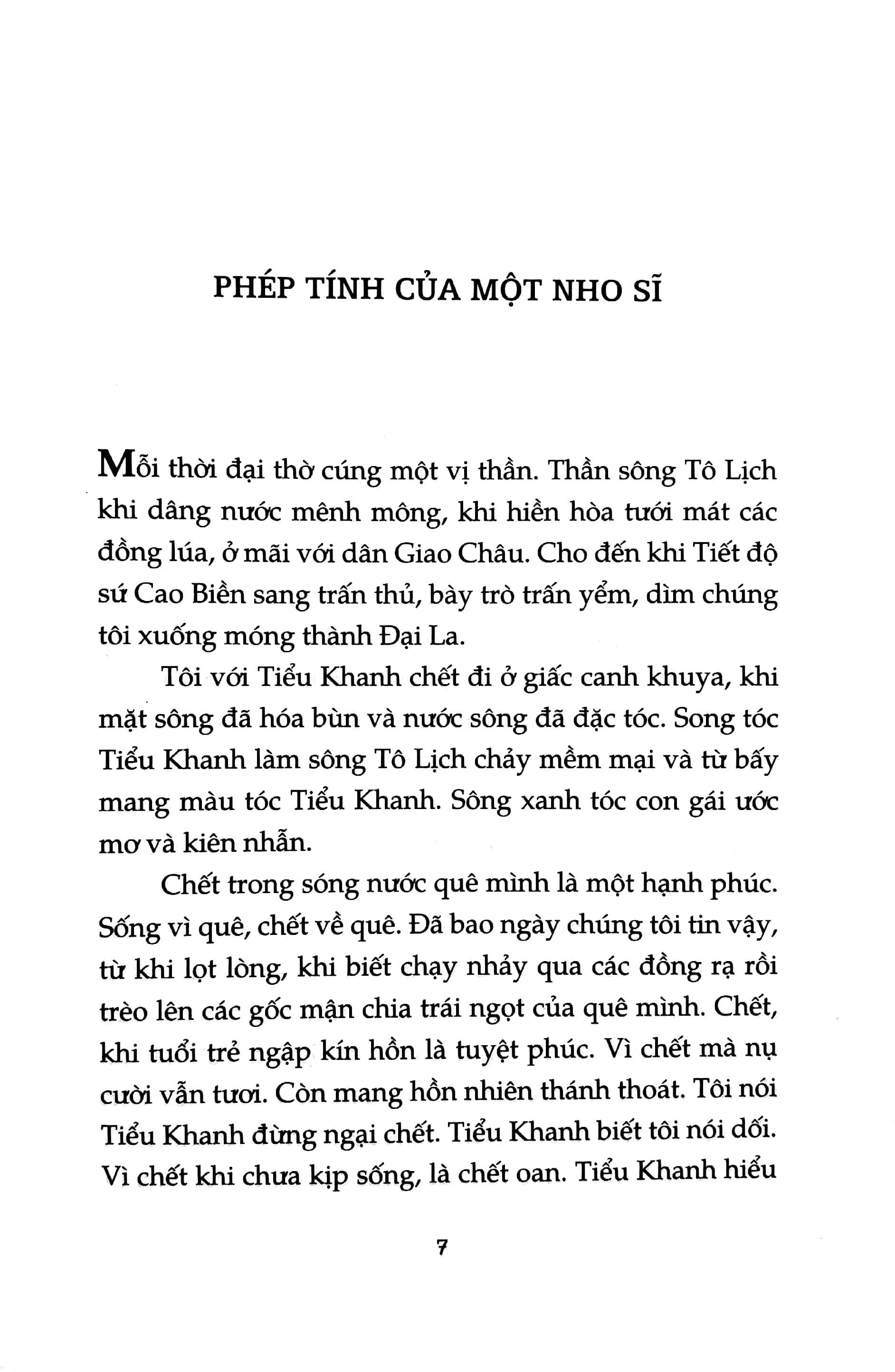 phép tính của một nho sĩ