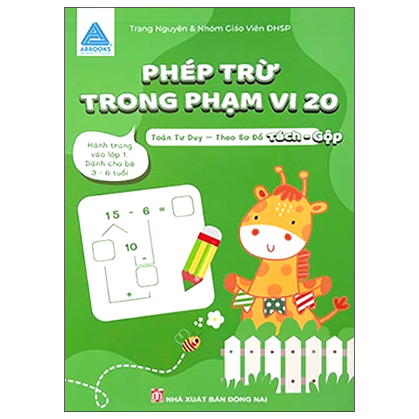 Phep Tru Trong Pham Vi 20 - Toan Tu Duy - Theo So Do Tach-Gop