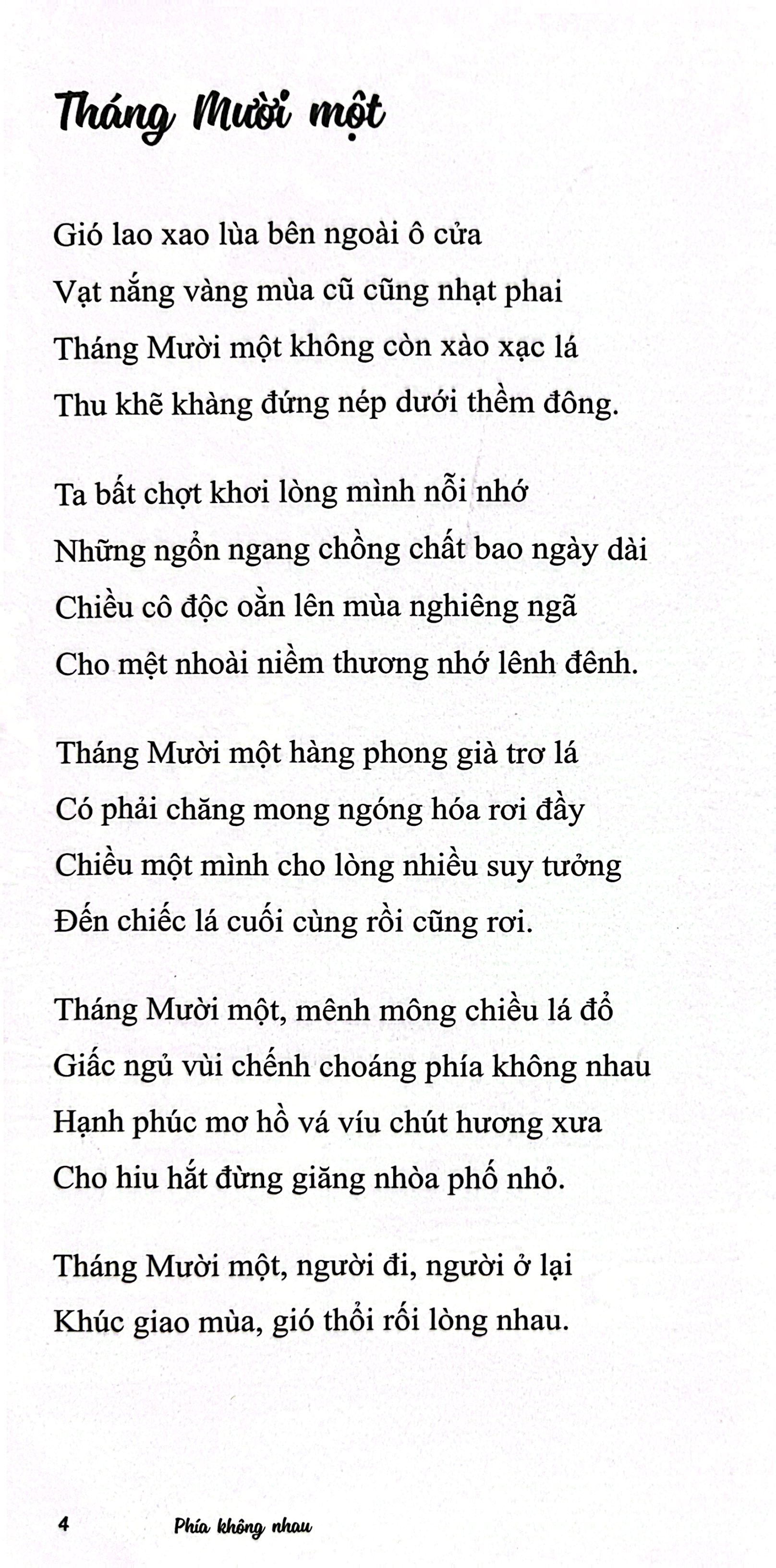 Phía Không Nhau