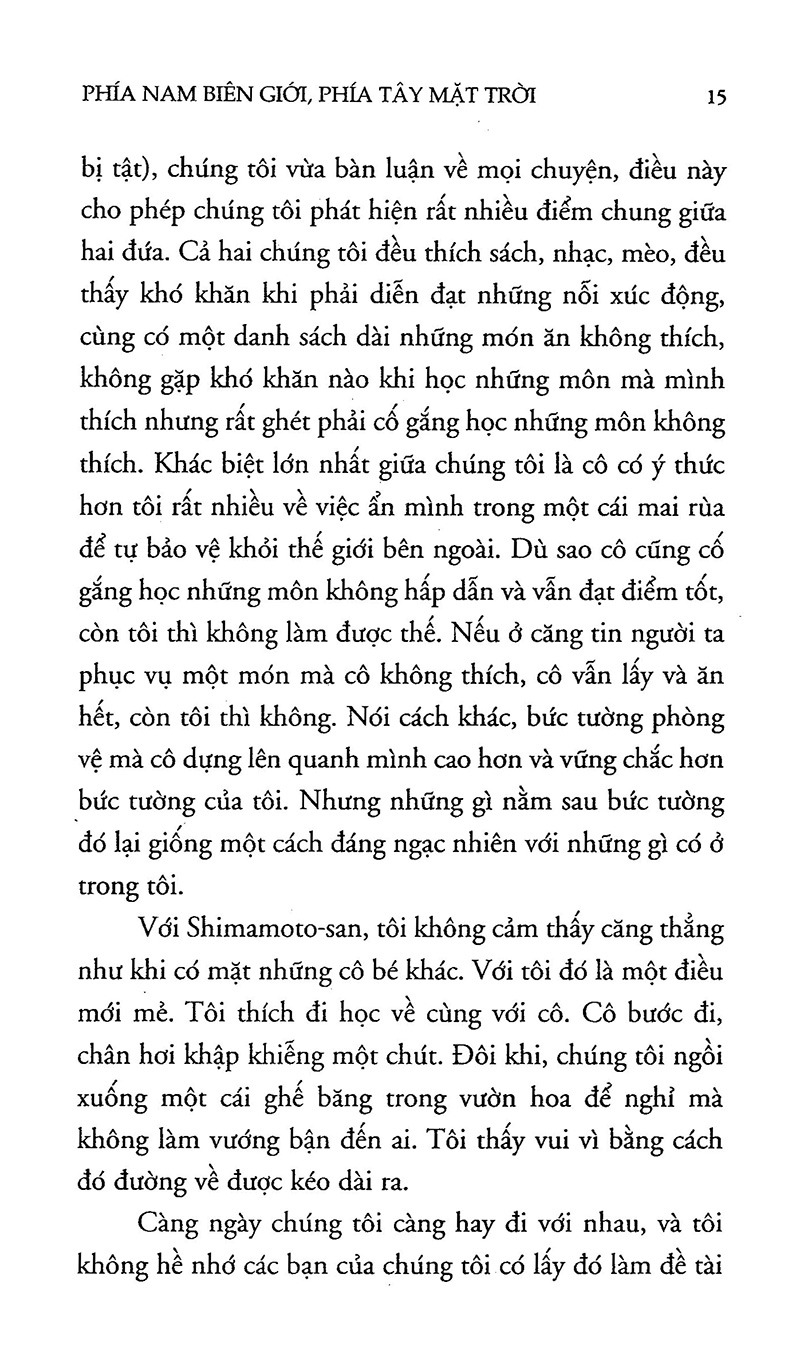 phía nam biên giới, phía tây mặt trời