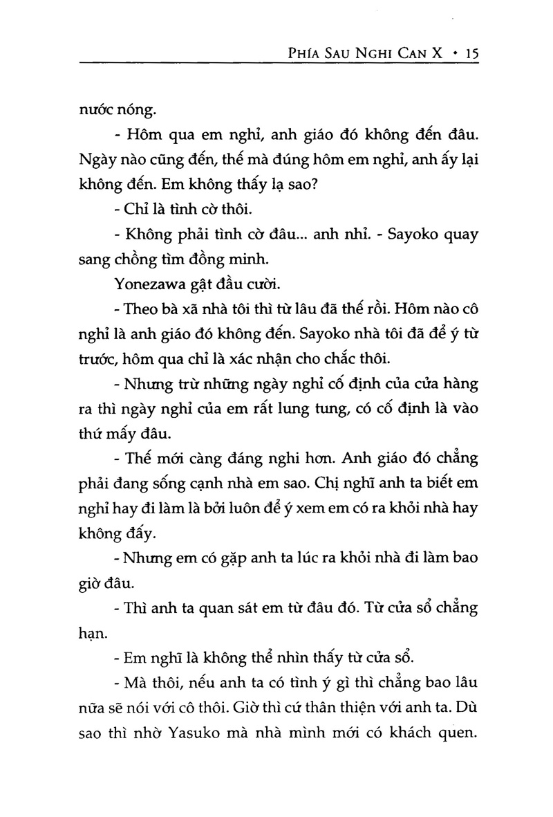 phía sau nghi can x (tái bản 2024)