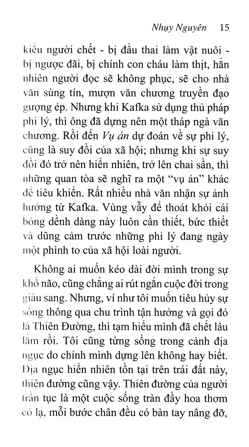 phía sau văn bản đời người