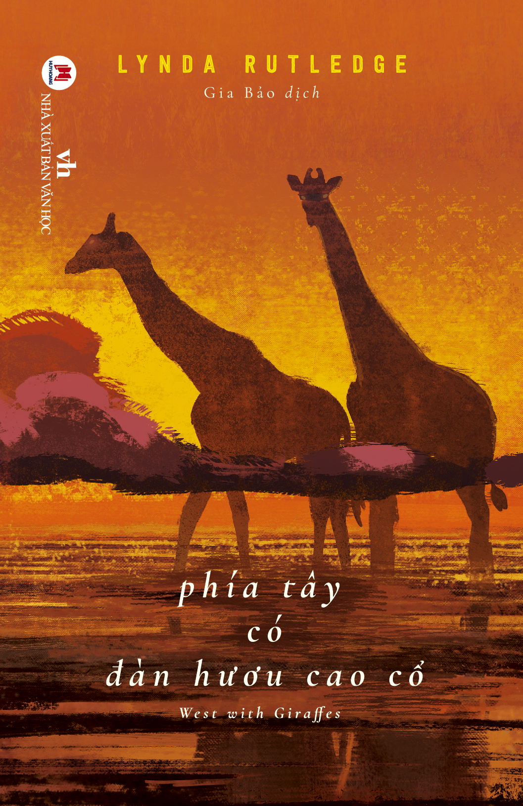 phía tây có đàn hươu cao cổ - west with giraffes