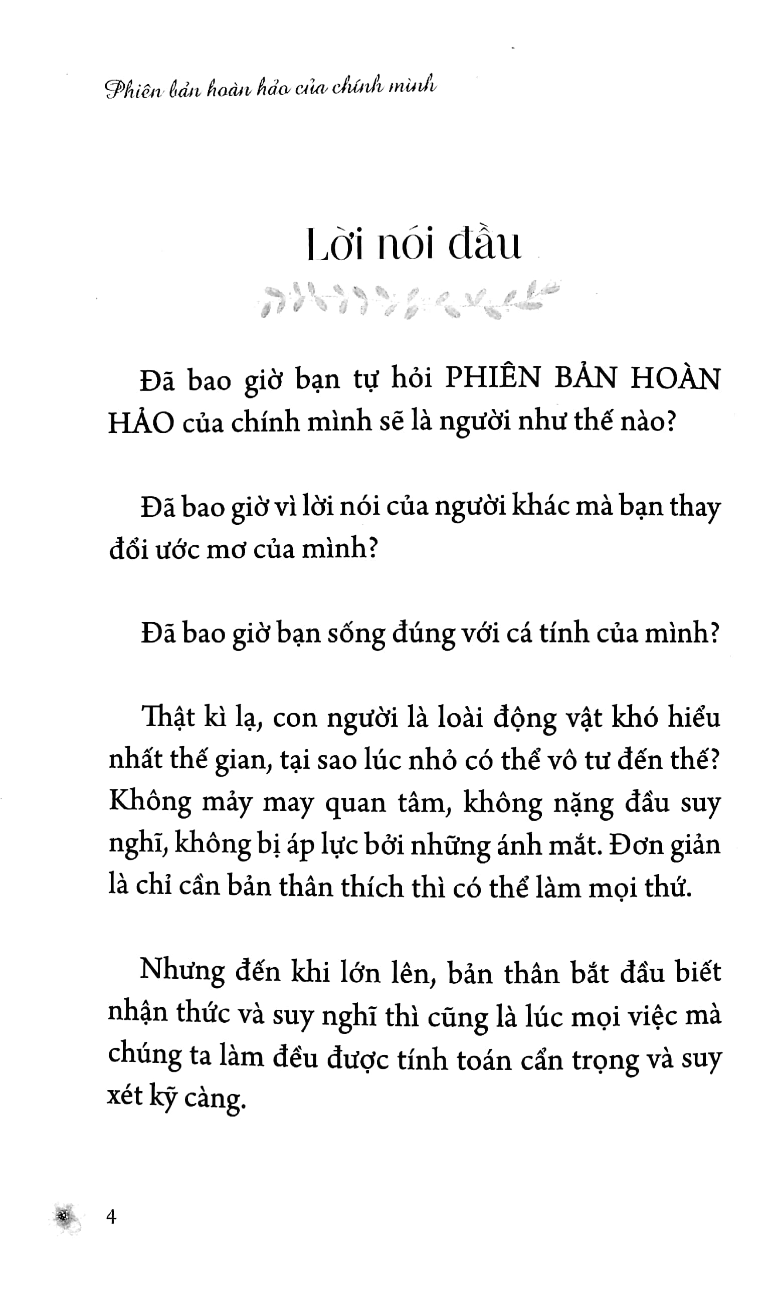 phiên bản hoàn hảo của chính mình