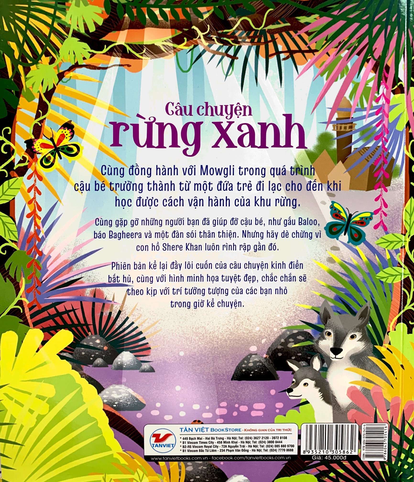 phiên bản kể lại đầy lôi cuốn của tác phẩm văn học kinh điển - câu chuyện rừng xanh