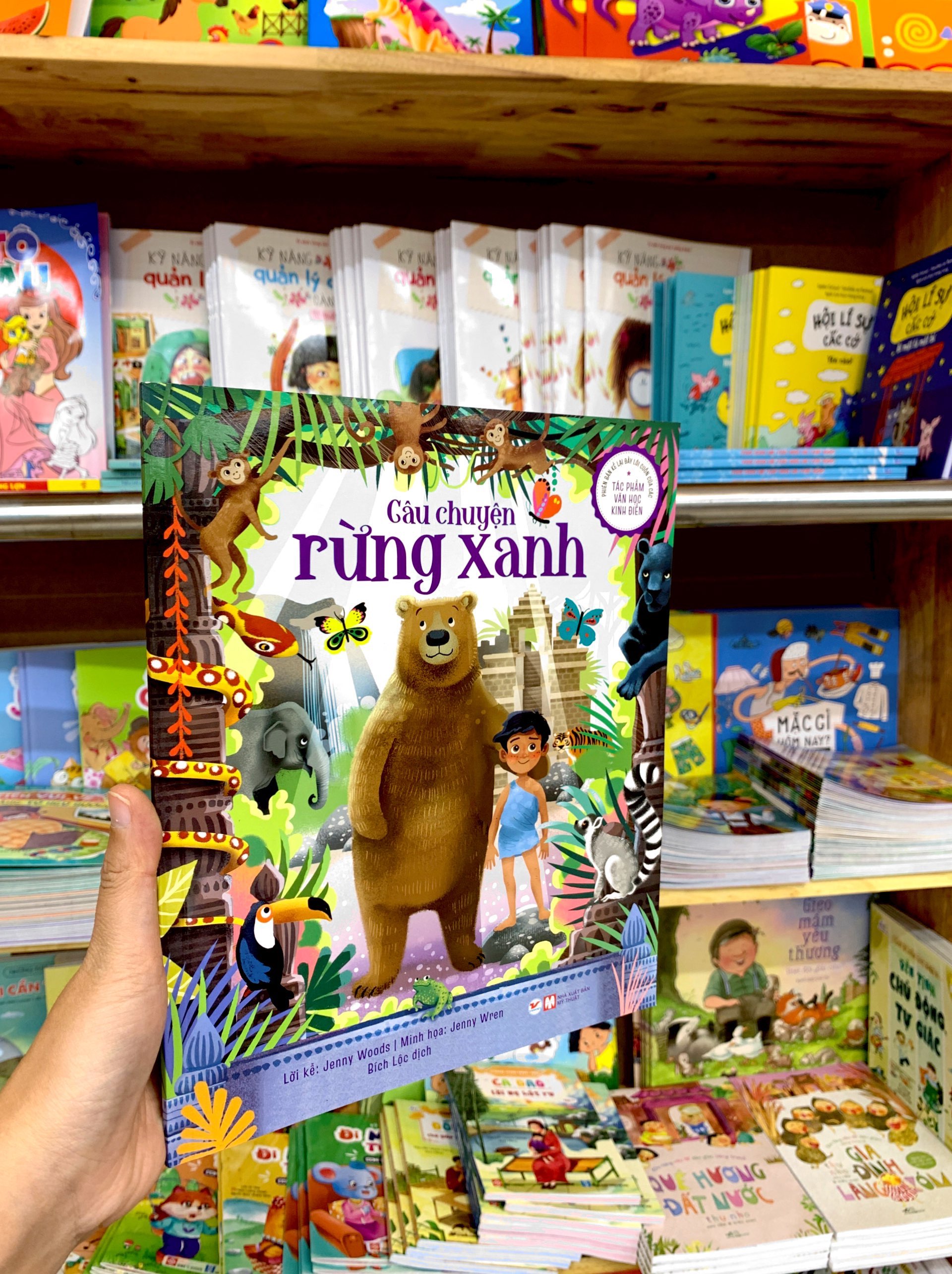 phiên bản kể lại đầy lôi cuốn của tác phẩm văn học kinh điển - câu chuyện rừng xanh