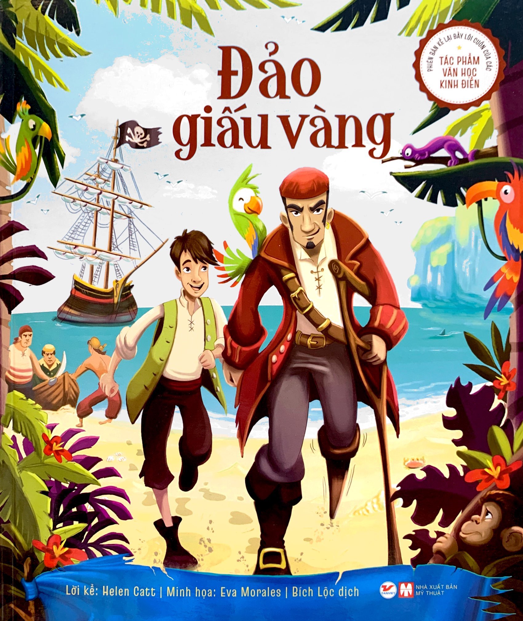 phiên bản kể lại đầy lôi cuốn của tác phẩm văn học kinh điển - đảo giấu vàng