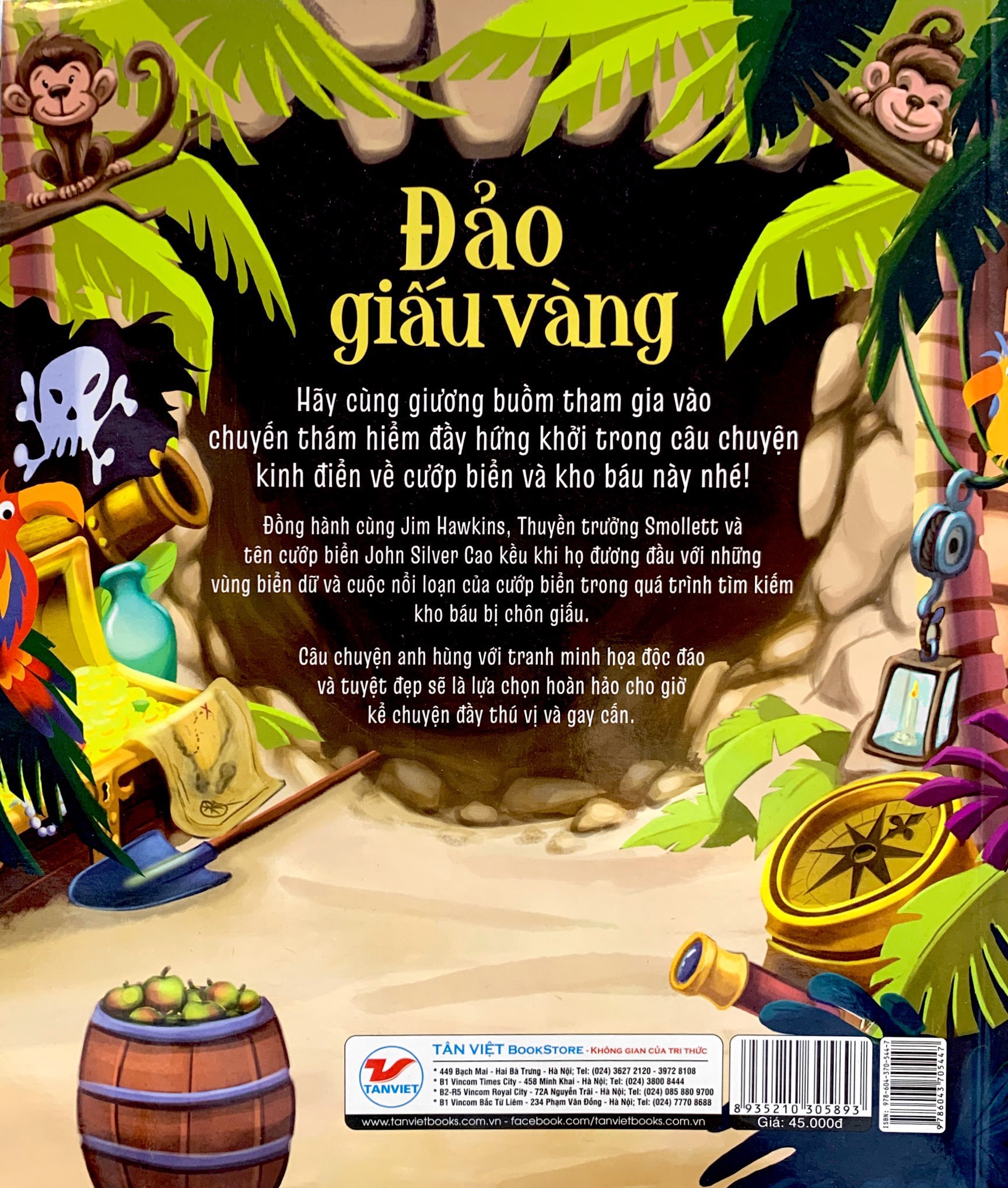 phiên bản kể lại đầy lôi cuốn của tác phẩm văn học kinh điển - đảo giấu vàng