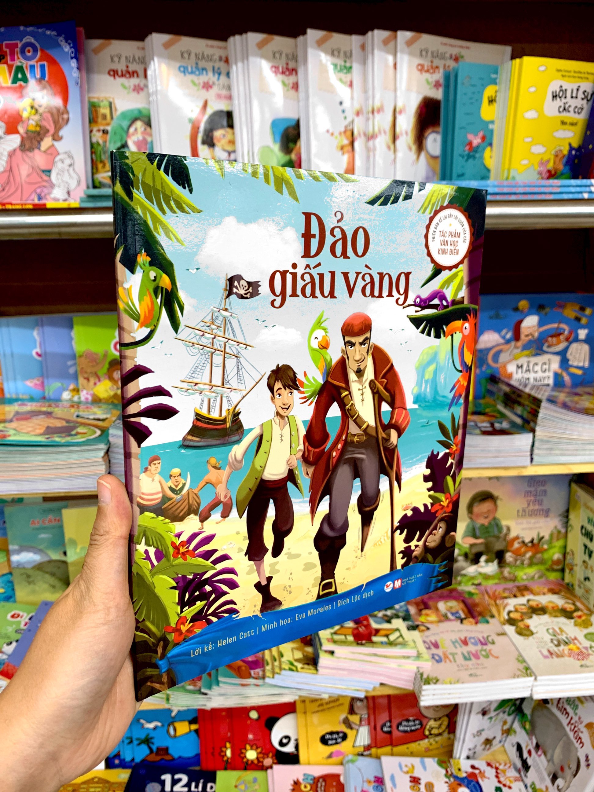 phiên bản kể lại đầy lôi cuốn của tác phẩm văn học kinh điển - đảo giấu vàng