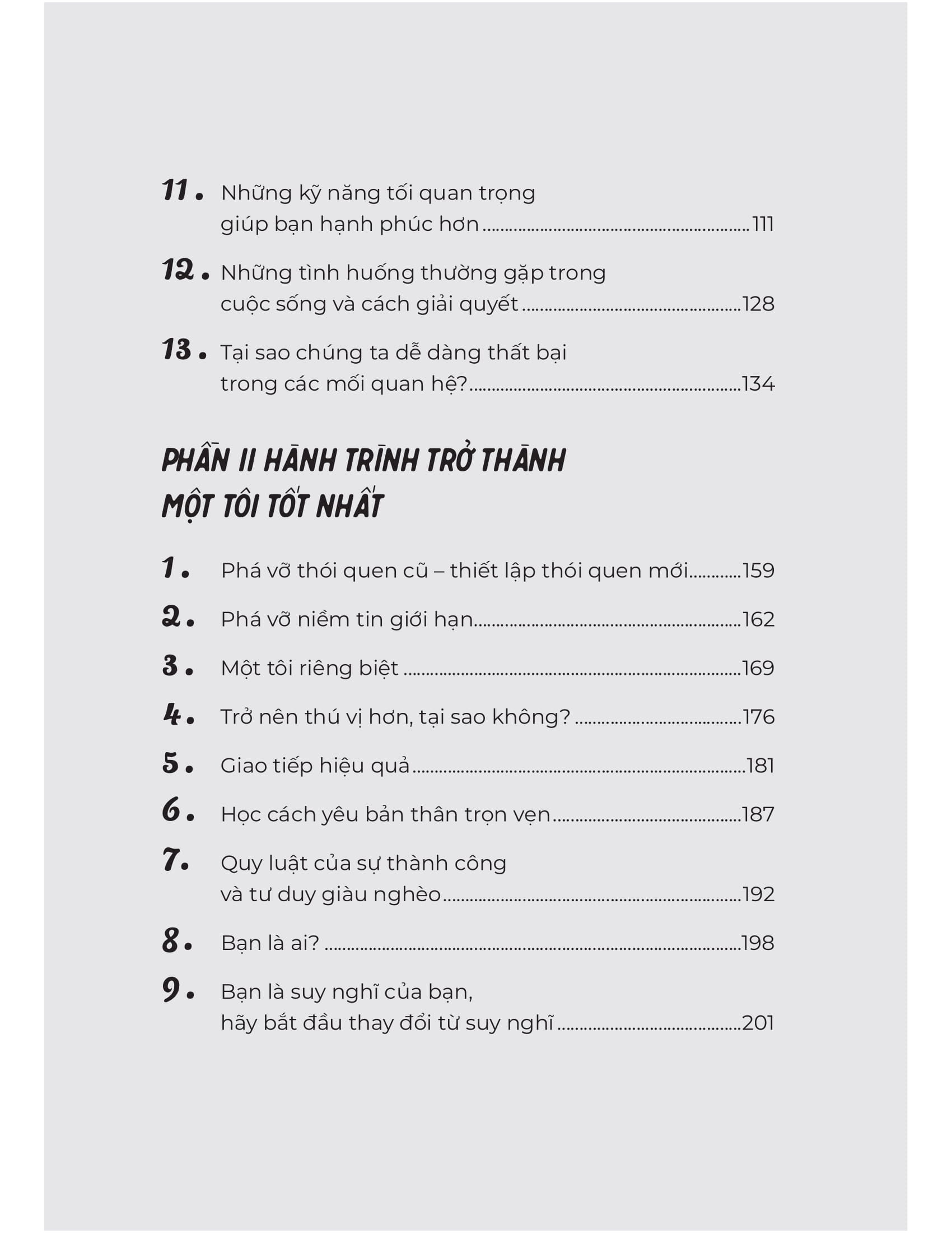 phiên bản tôi tốt nhất