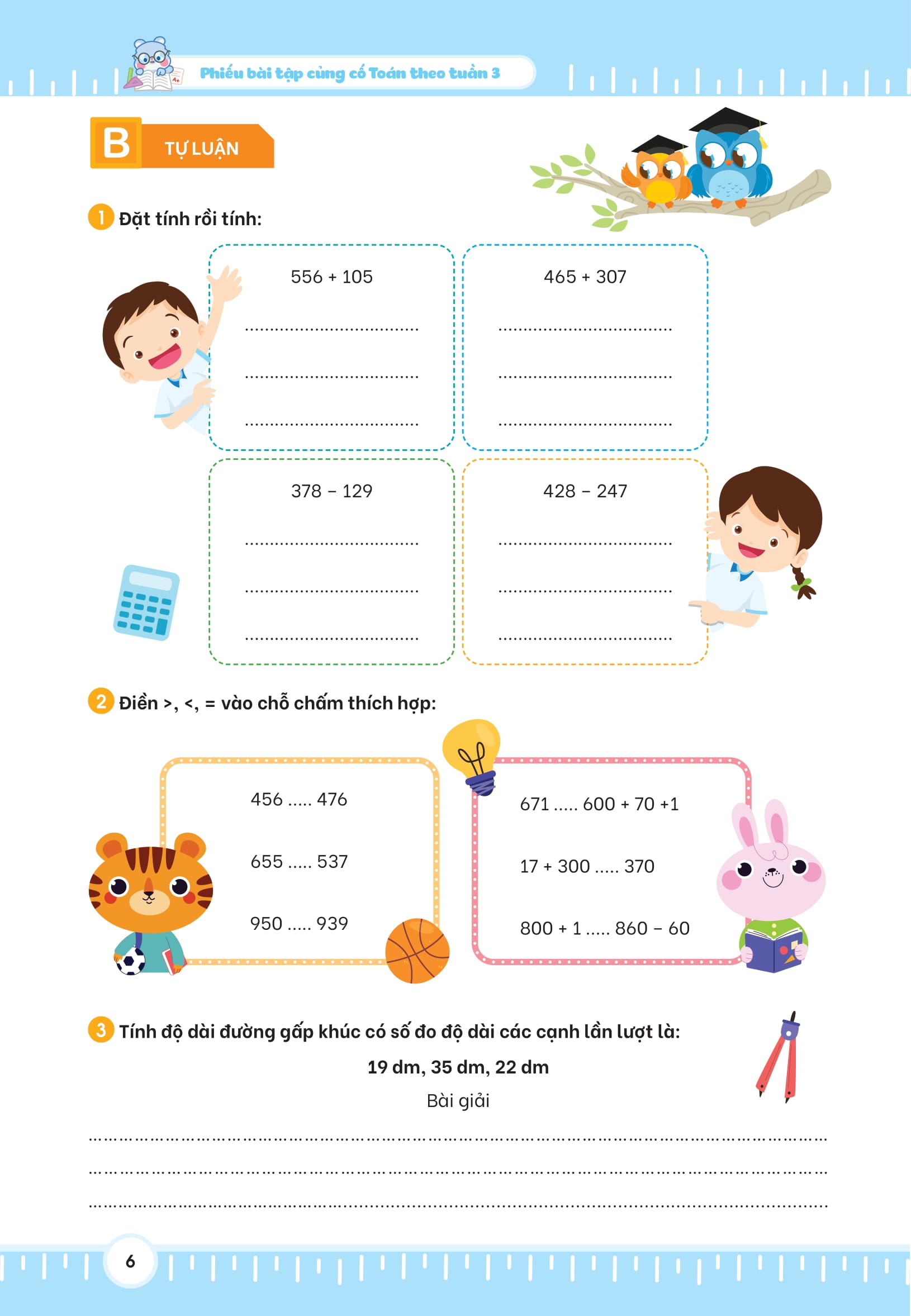 Phieu Bai Tap Cung Co Toan Theo Tuan 3