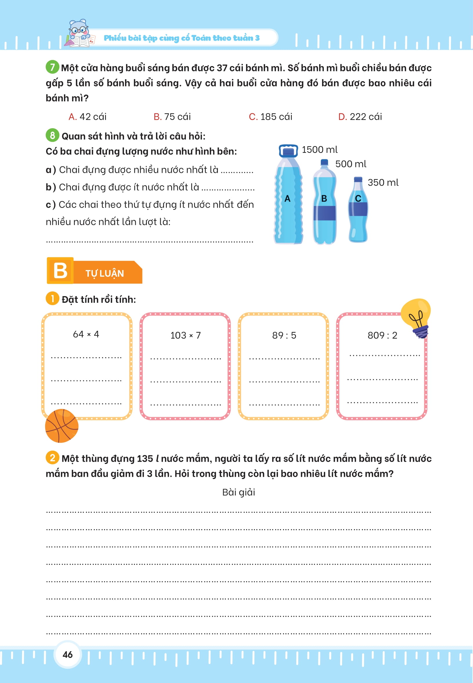 Phieu Bai Tap Cung Co Toan Theo Tuan 3