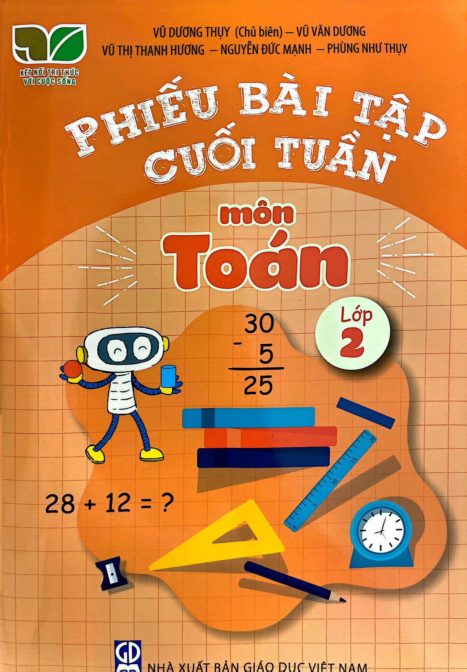 phiếu bài tập cuối tuần môn toán lớp 2 (kết nối)