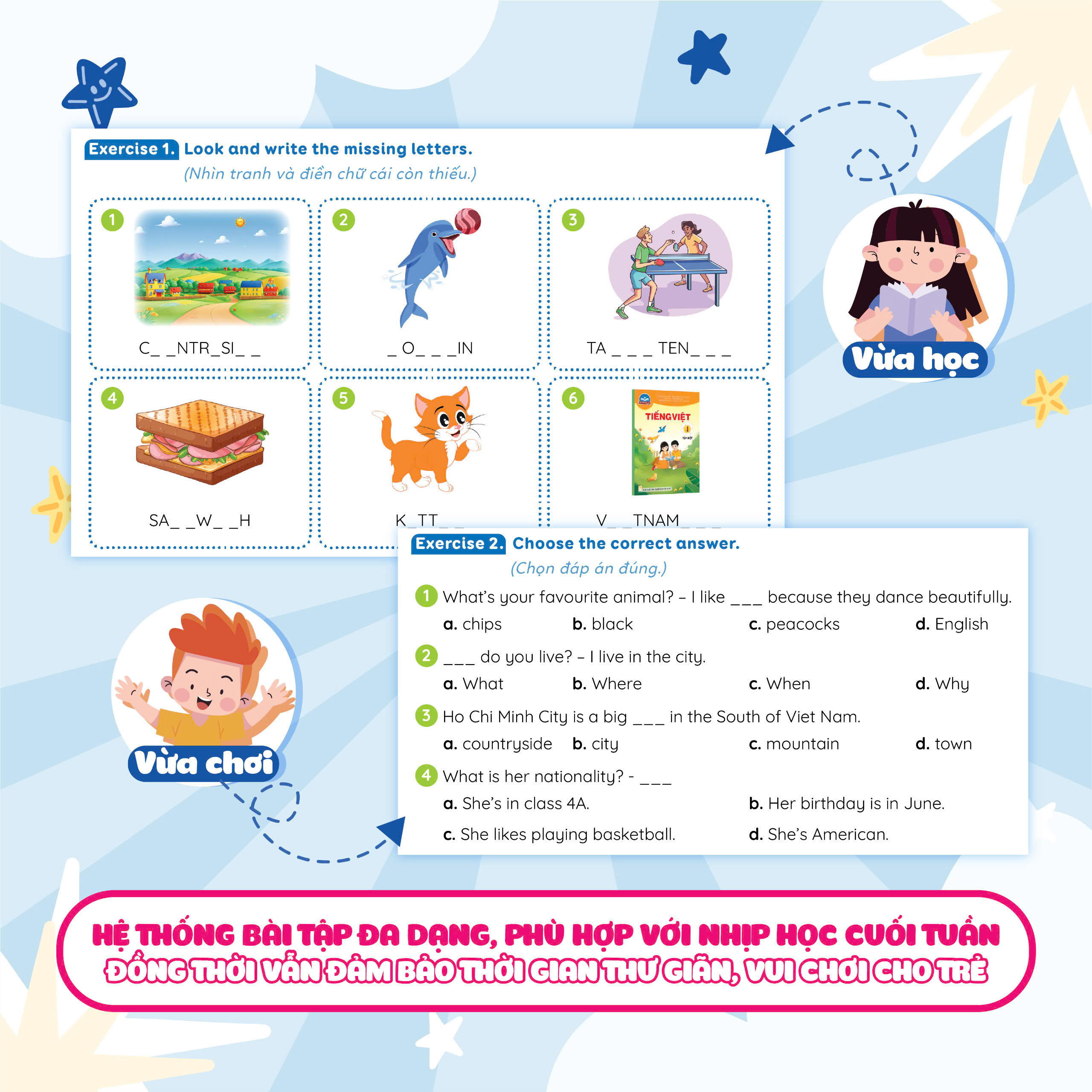 Phieu Bai Tap Cuoi Tuan Tieng Anh 5