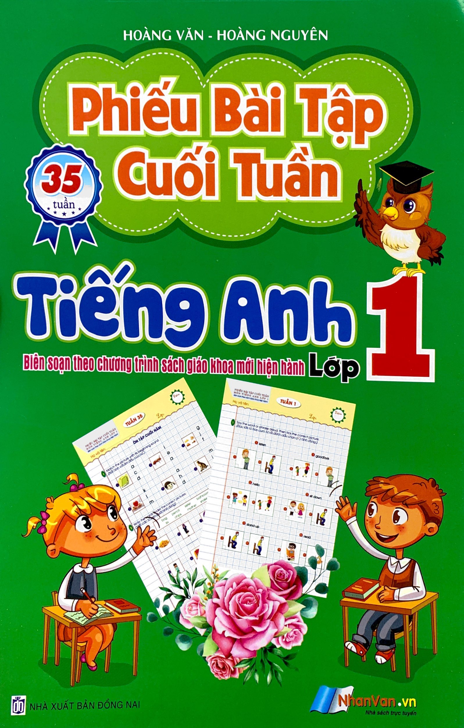 phiếu bài tập cuối tuần - tiếng anh lớp 1 (biên soạn theo sgk mới hiện hành)