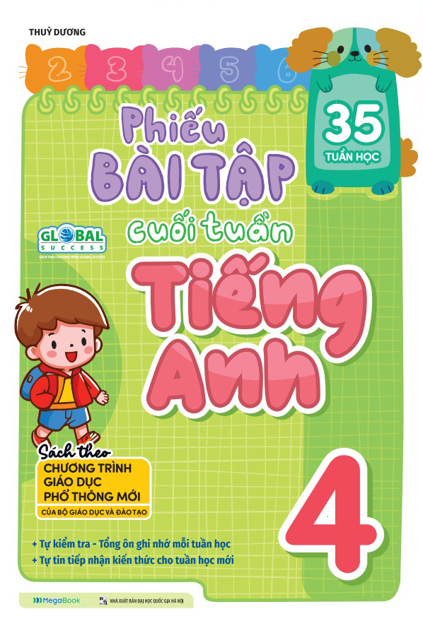 phiếu bài tập cuối tuần tiếng anh - lớp 4